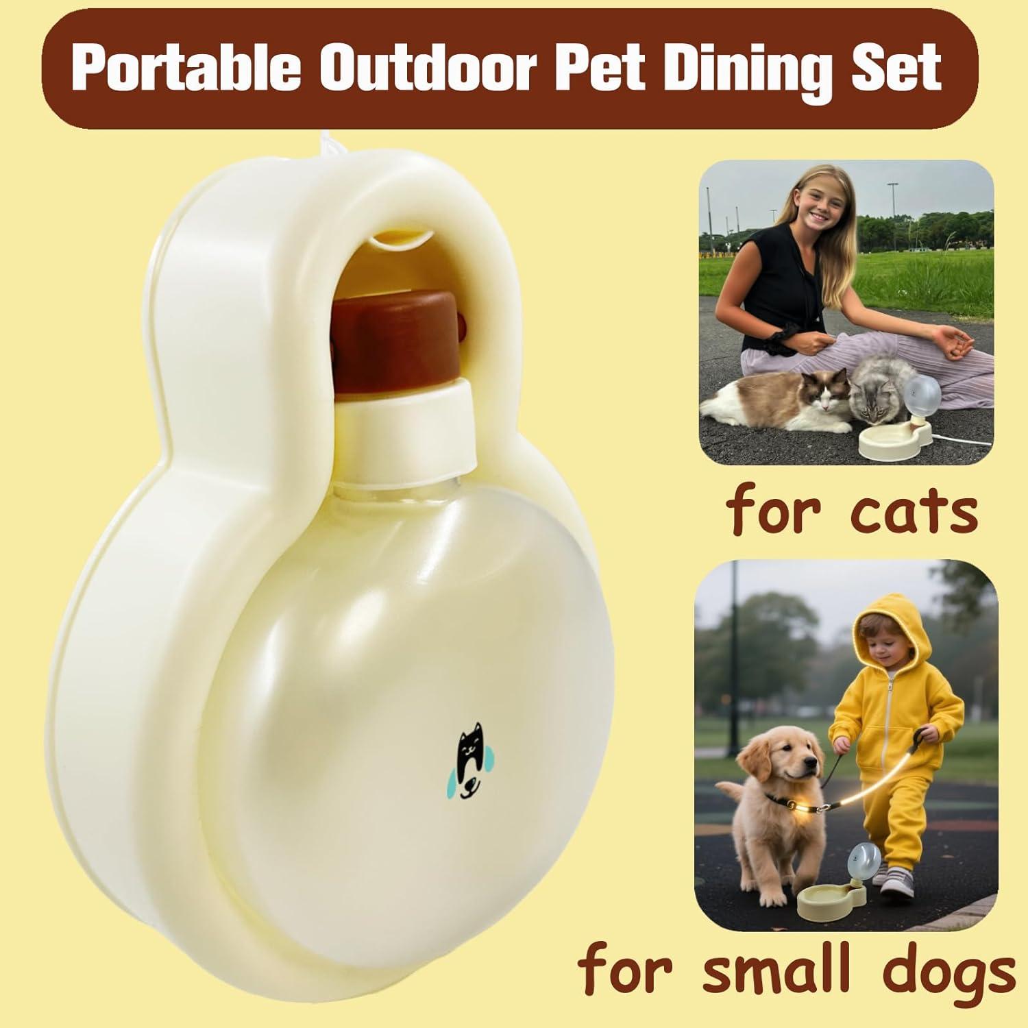 Botella de Agua Portátil para Perros PETMGCOO 384ml - A Prueba de Fugas