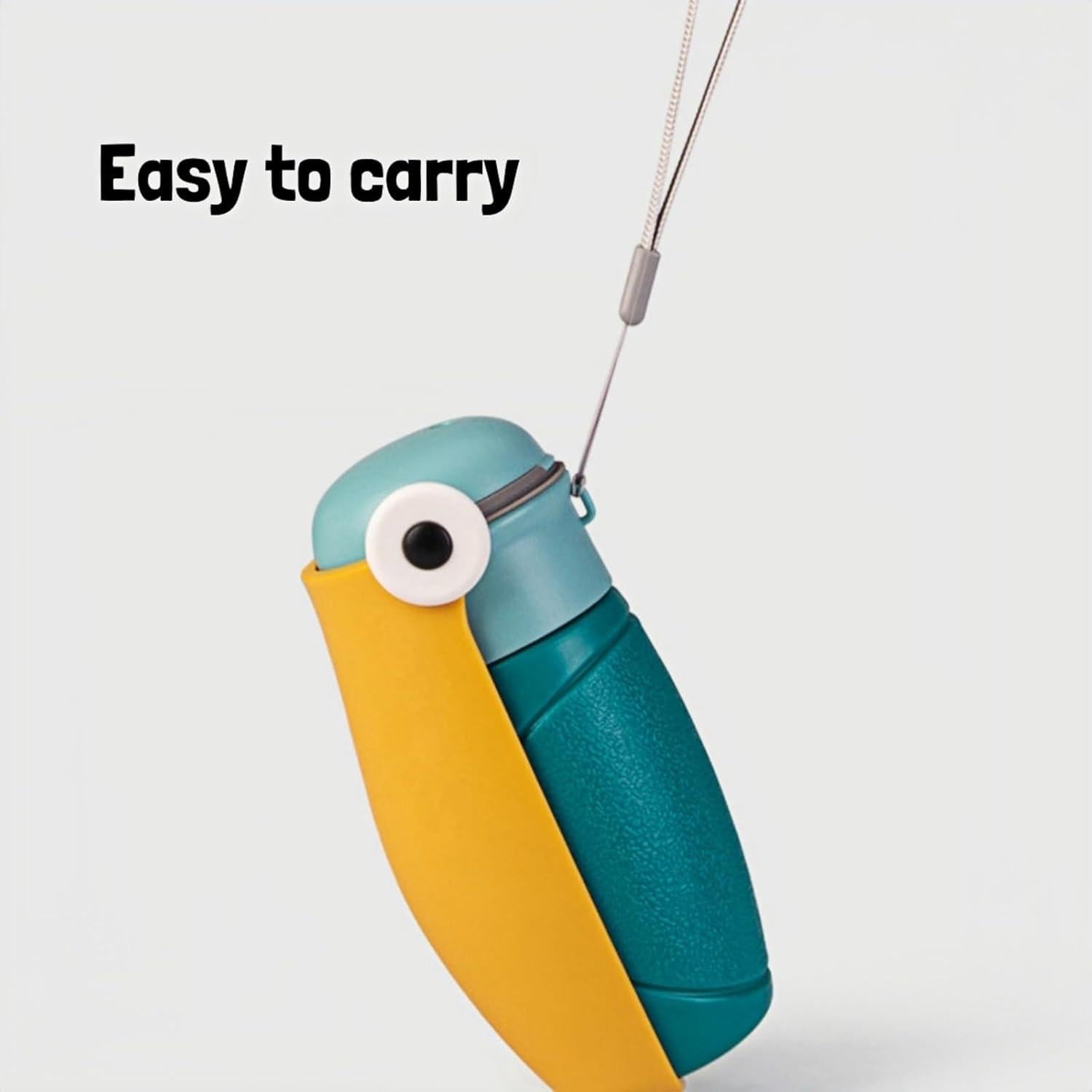 Botella de Agua Plegable para Perros Genérico 16 oz Verde