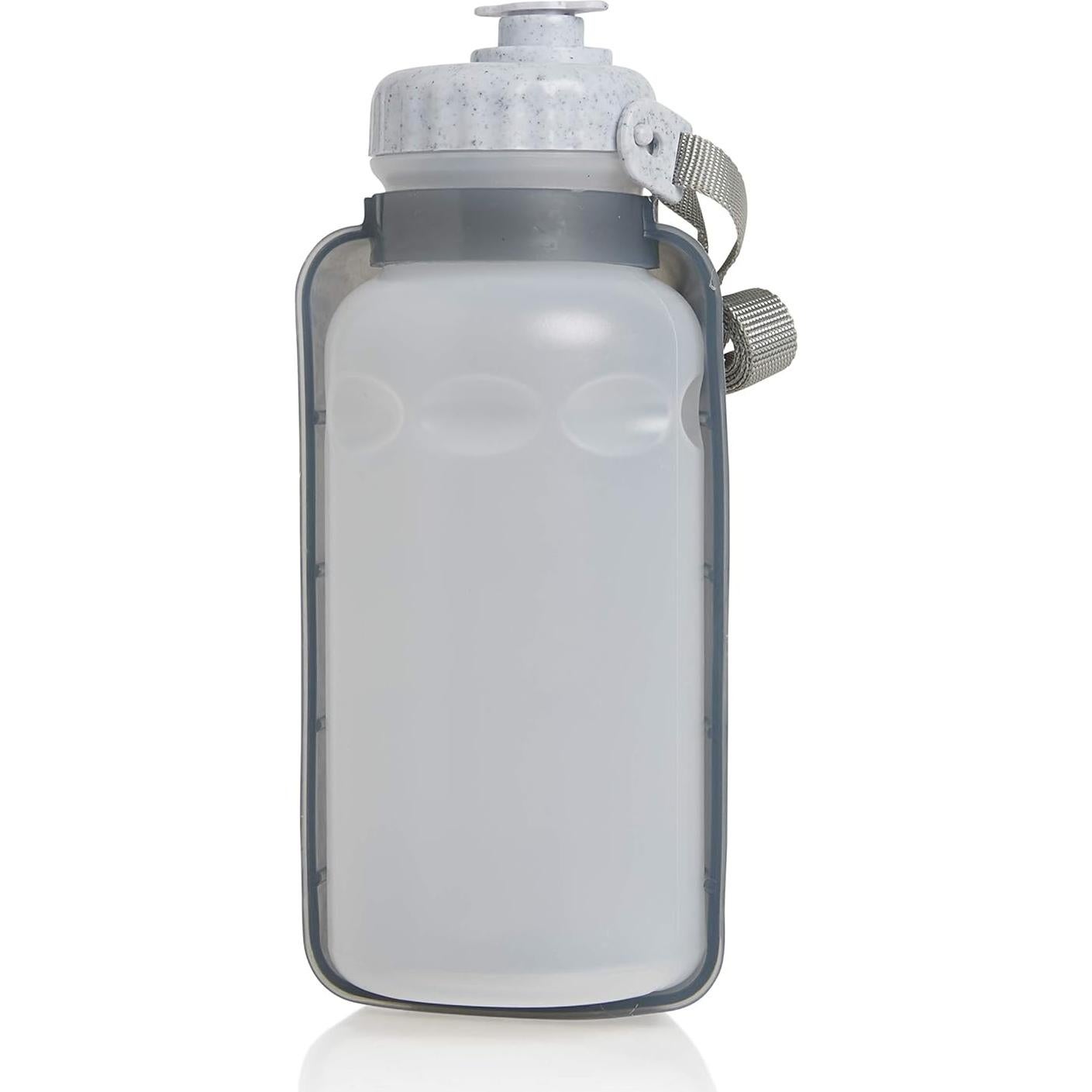 Botella de Agua Plegable Lixit 590 ml para Perros - Granito