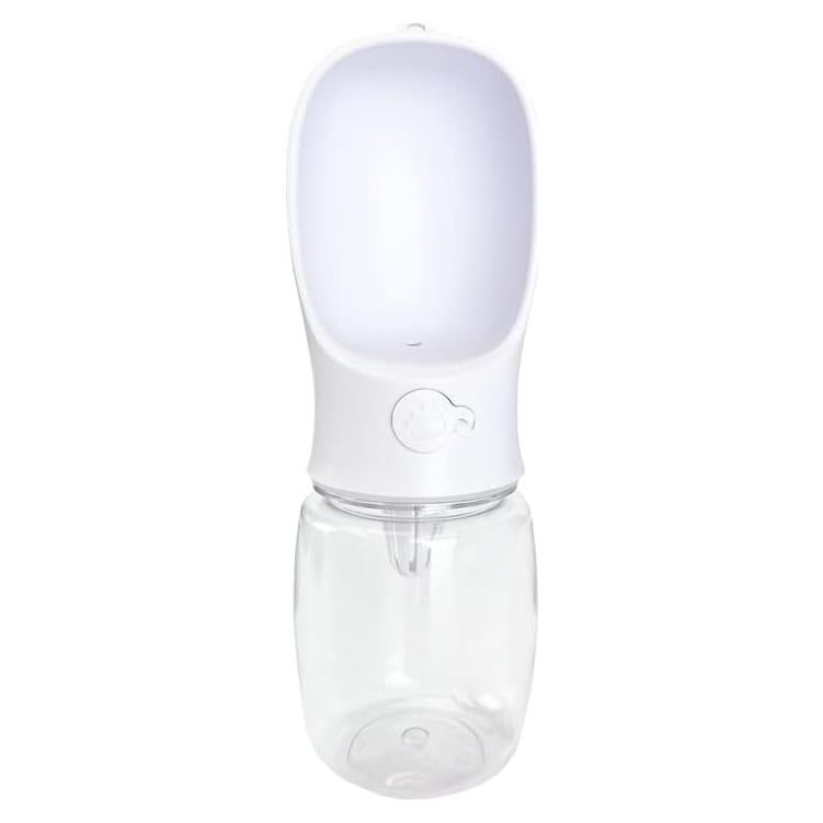 Botella de Agua Portátil para Perros Petify 355ml Blanca
