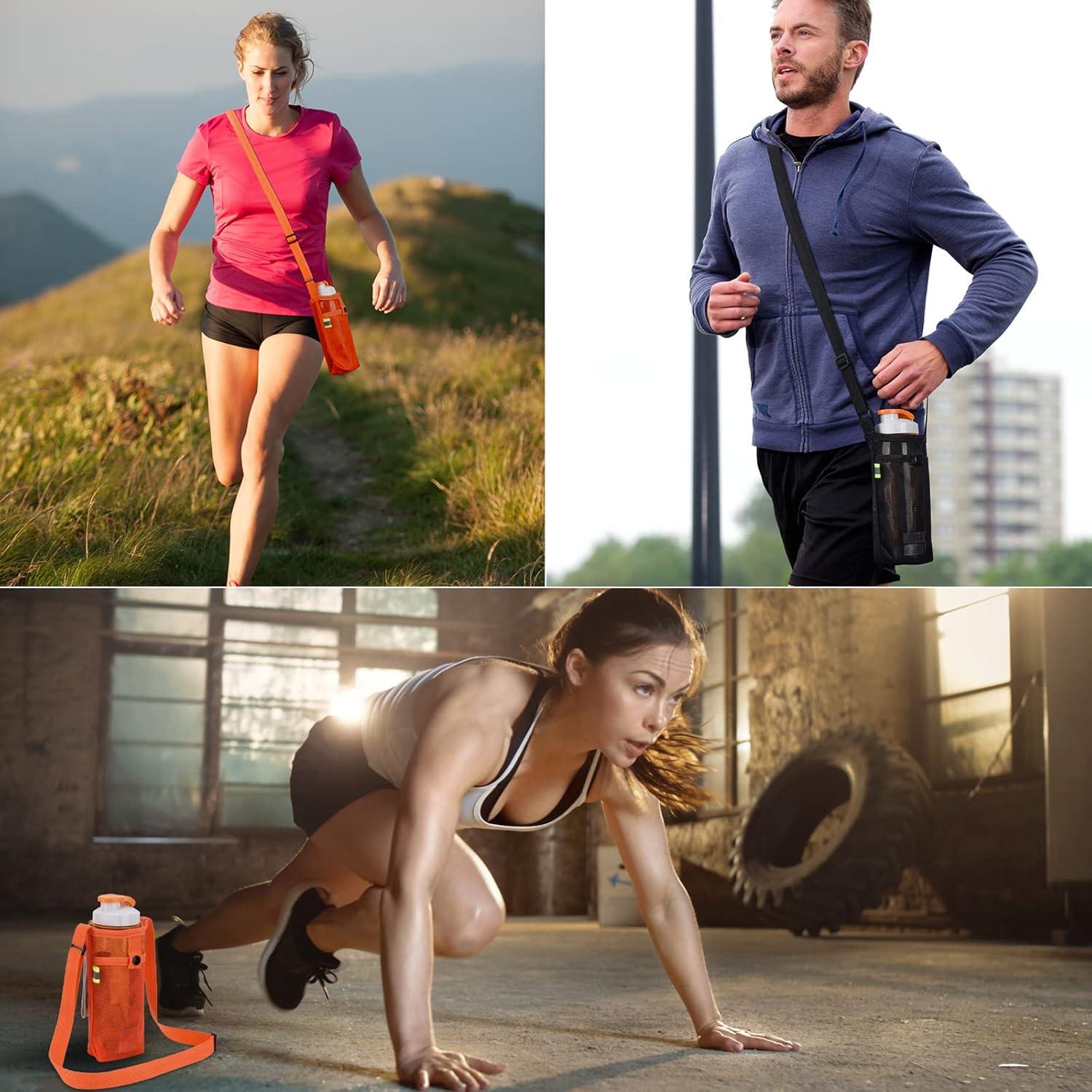 Portabotellas de Agua Tainehs Wbb-2 con Correa Ajustable - Rosa