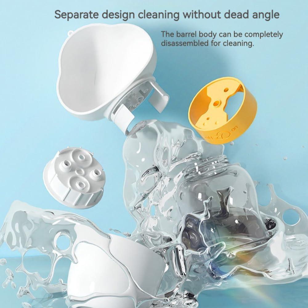 Botella de Agua y Comida 2 en 1 para Mascotas GCFTIFF 350ml