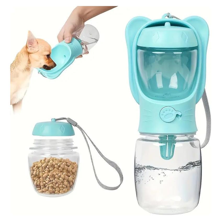 Botella de Agua para Perros ZHEJIANG 354 ml Portátil Blanca