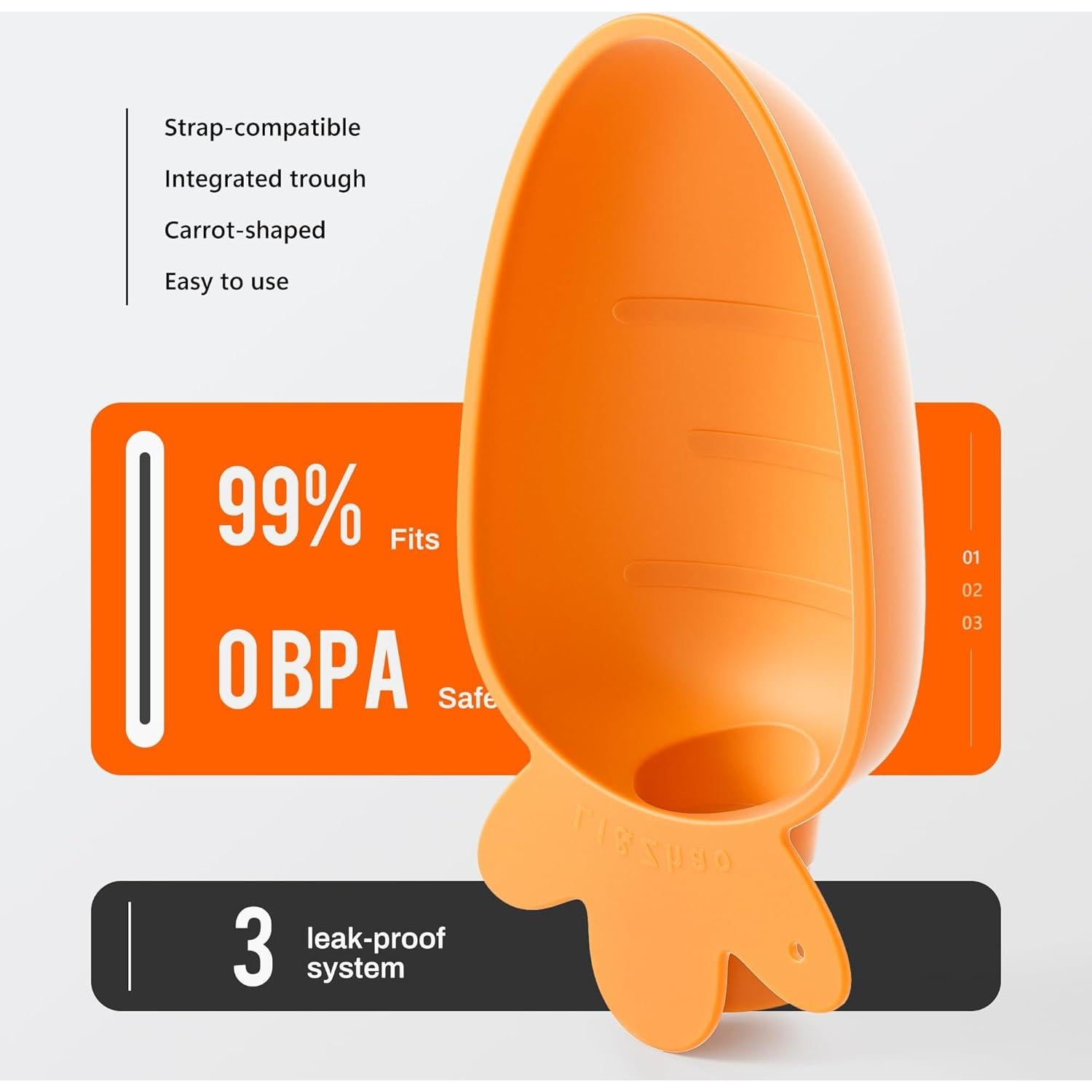 Dispensador de Agua Portátil para Perros Li & Zhao - Silicona Plegable