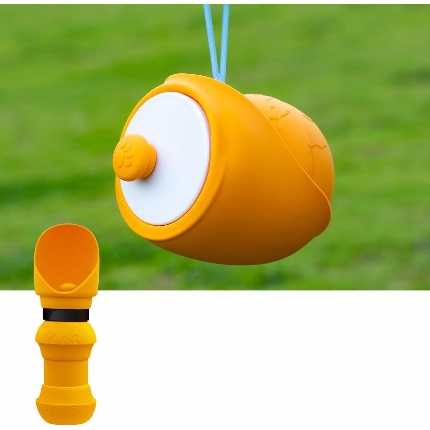 Botella de Agua Plegable para Perros BAOLAI 550ML Naranja