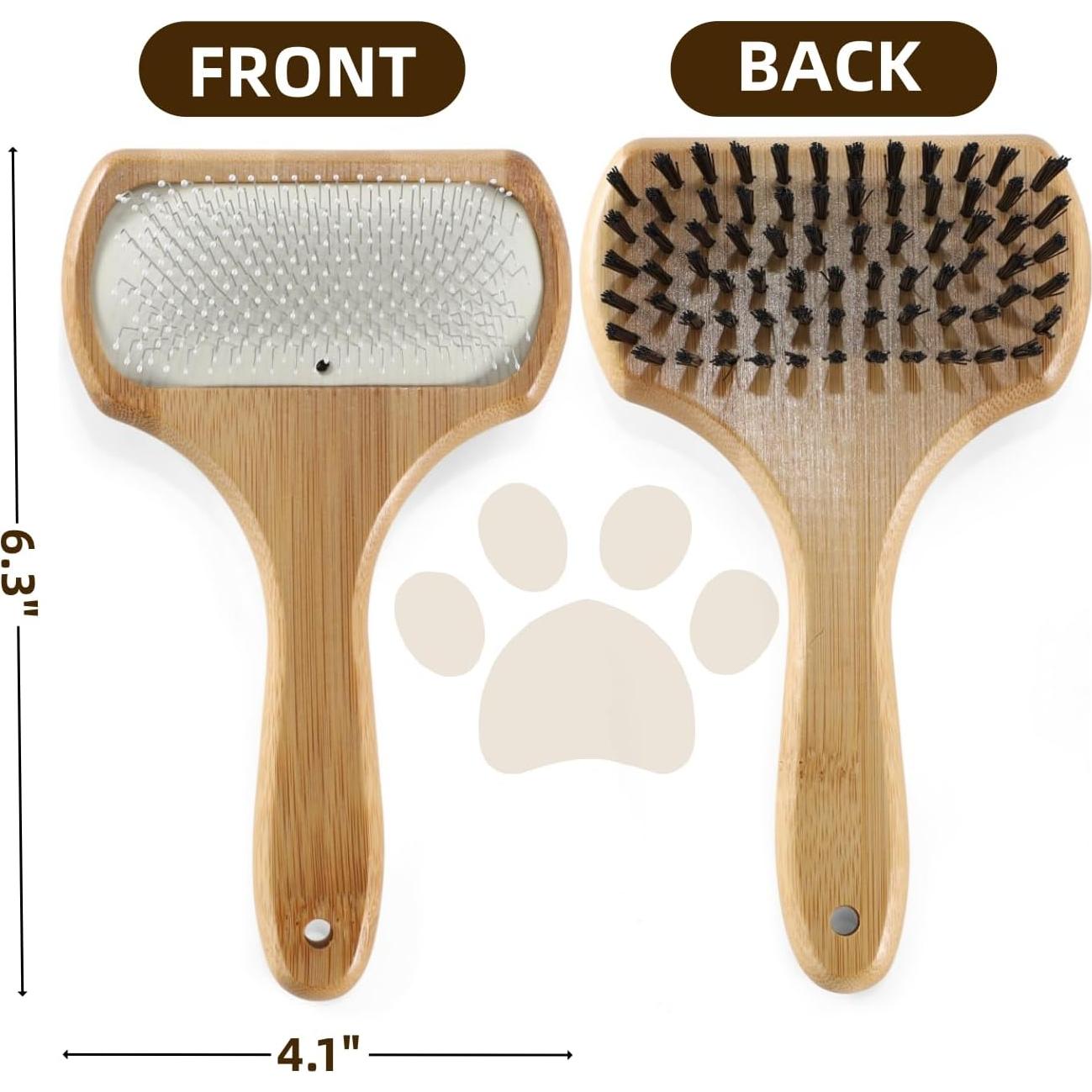 Cepillo de Aseo Doble Cara Vimfashi para Perros y Gatos