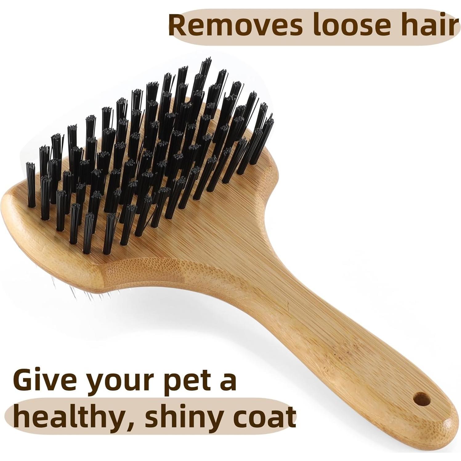 Cepillo de Aseo Doble Cara Vimfashi para Perros y Gatos