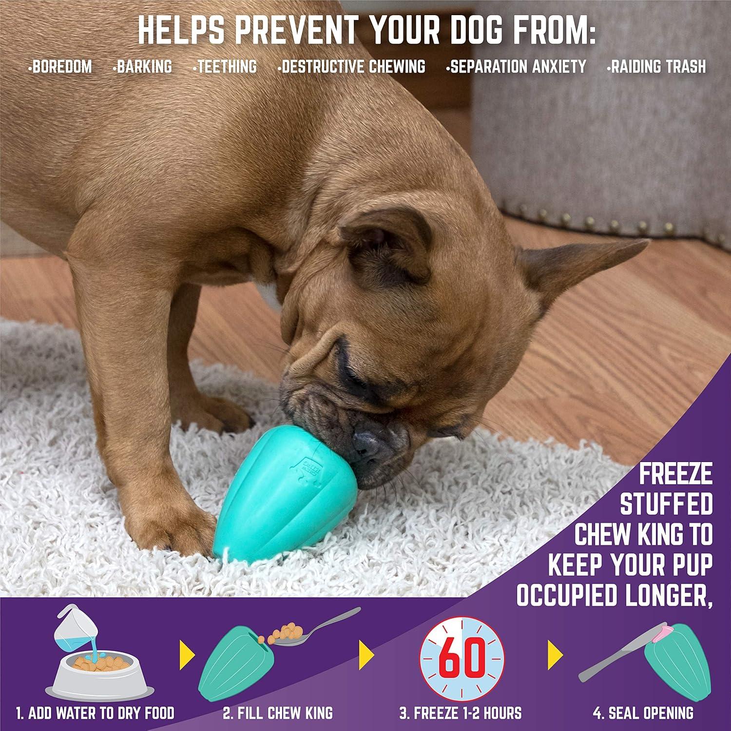 Juguete para Perros Chew King Premium Mediano Caucho Natural - 2 Piezas