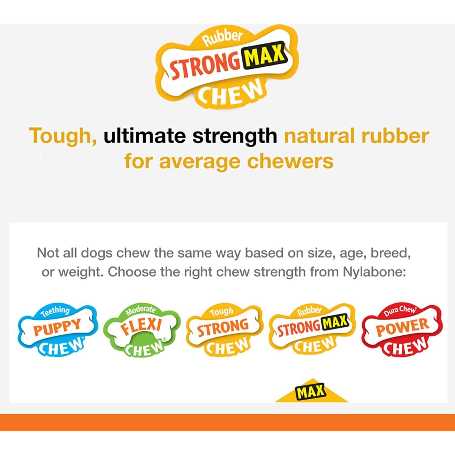 Juguete Masticable Rellenable Nylabone Pequeño Tocino 122g