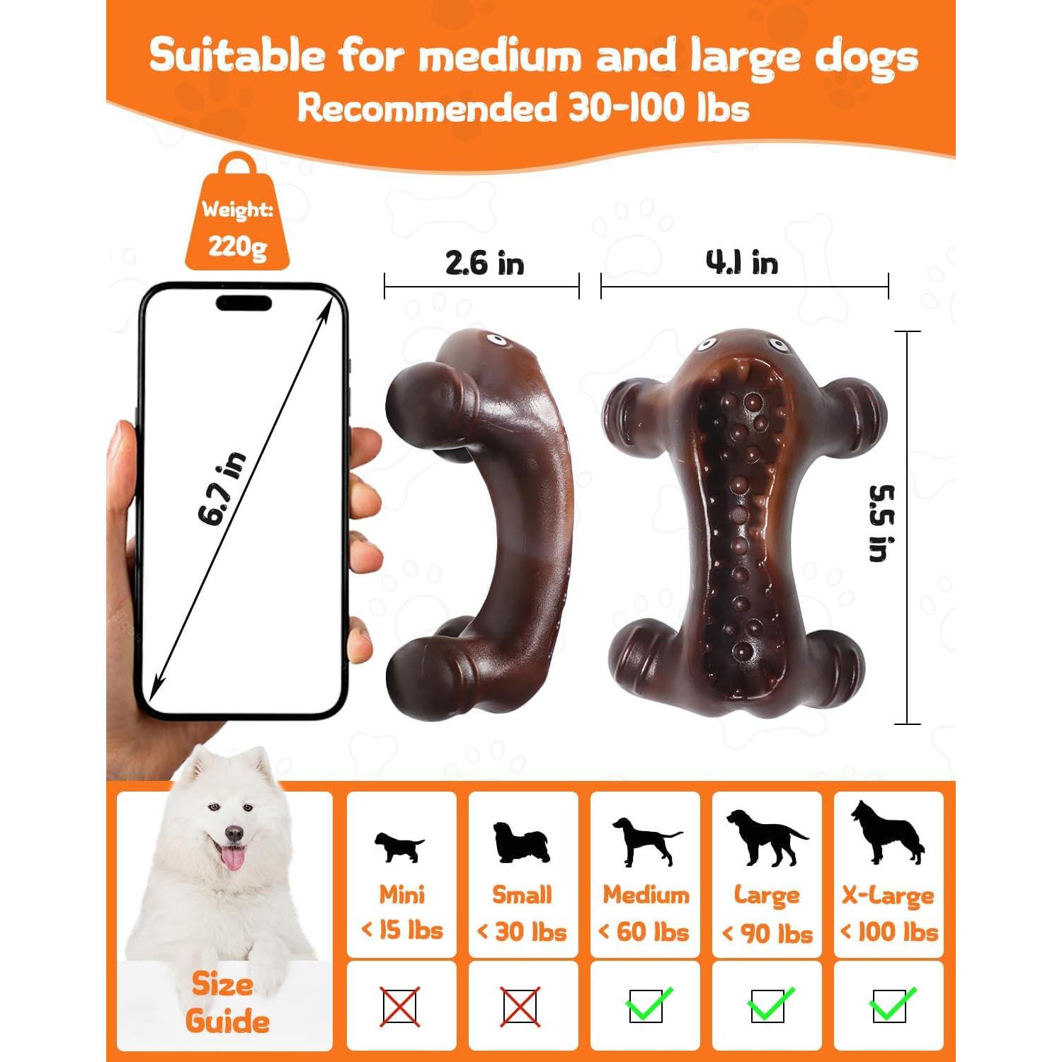 Juguete Interactivo para Perros KrauzPet - Nylon Indestructible 14cm