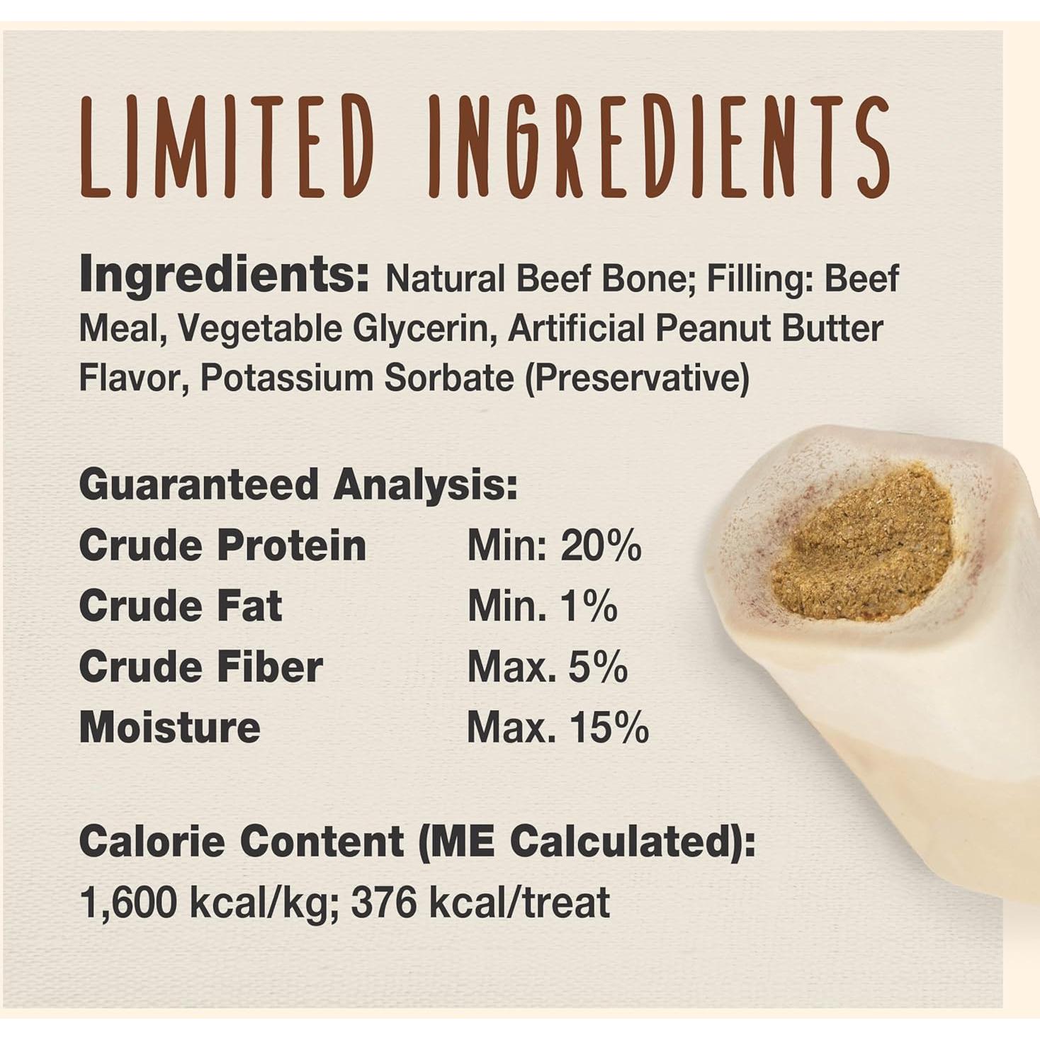 Hueso de Espinilla Relleno Cadet 12.7-15.2 cm Mantequilla de Maní