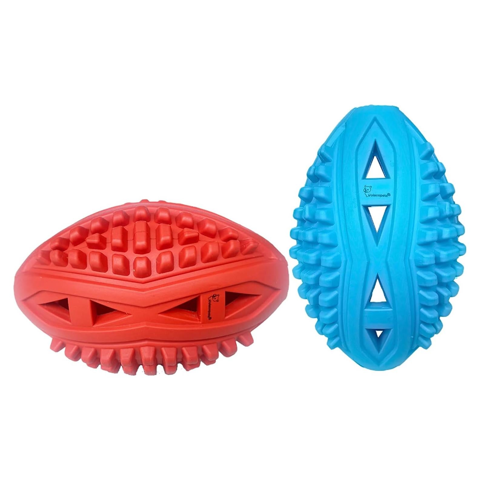 Juguetes Masticables para Perros Volacopets - Balón Rugby Rellenable