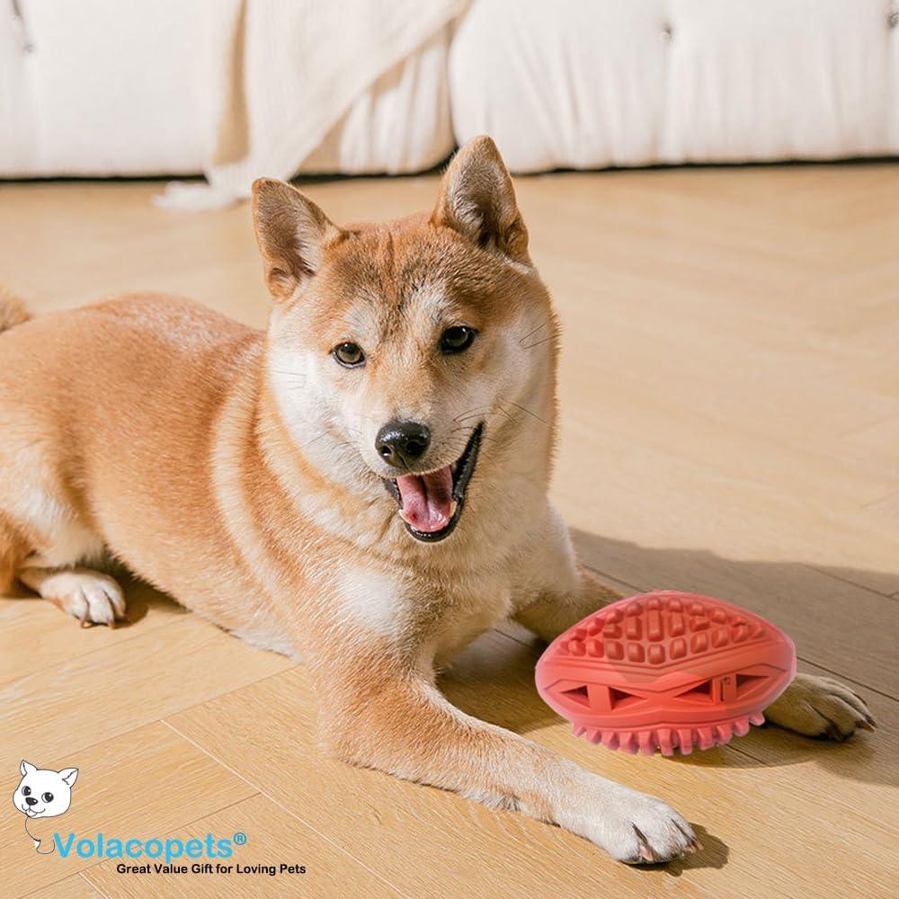 Juguetes Masticables para Perros Volacopets - Balón Rugby Rellenable