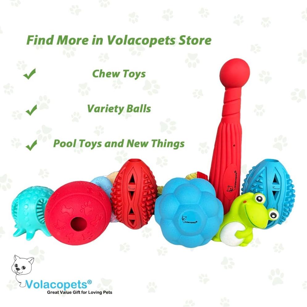 Juguetes Masticables para Perros Volacopets - Balón Rugby Rellenable