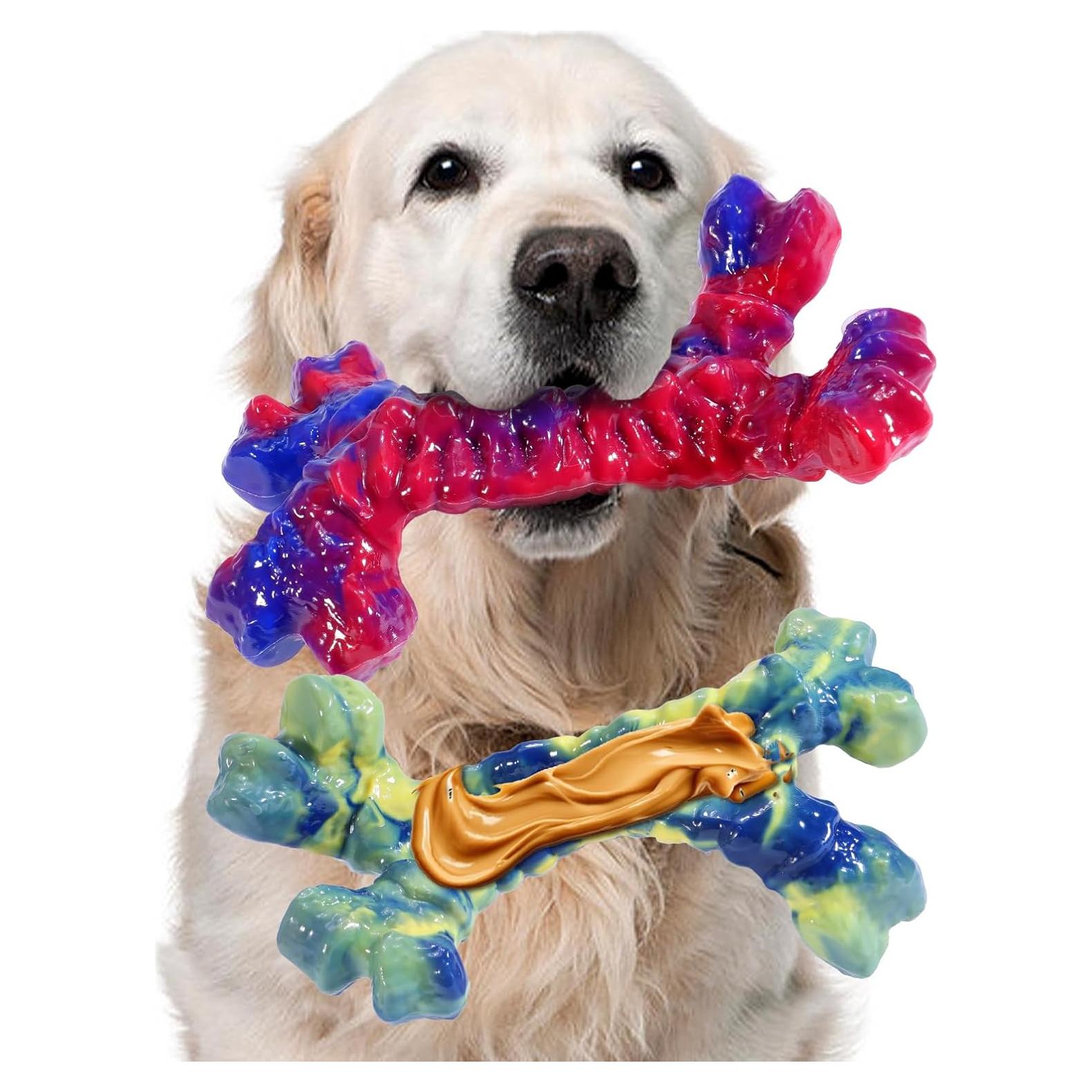 Juguetes para Perros Aelflane - Paquete de 2, Resistentes y Duraderos