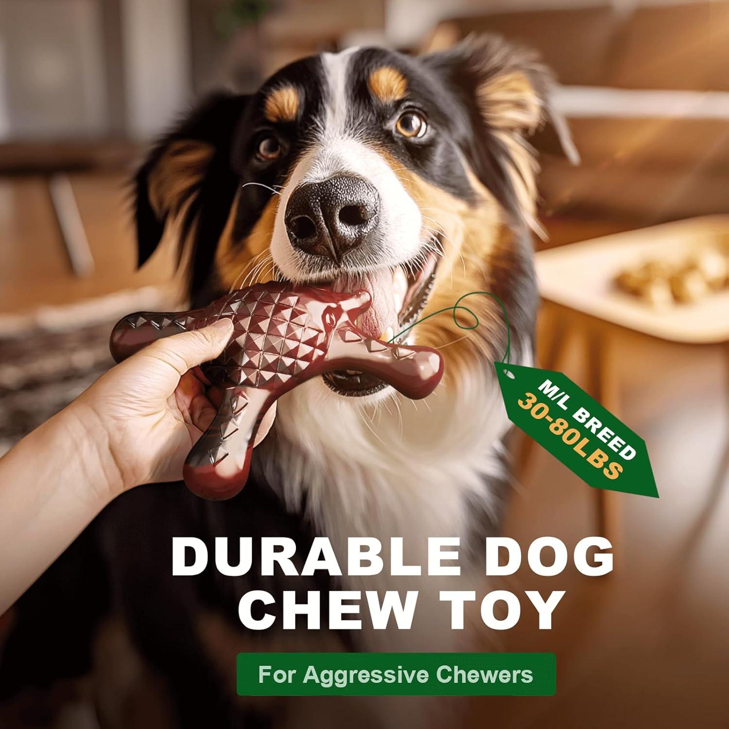 Juguete Masticable para Perros Quizvi Grande Nylon Bacon