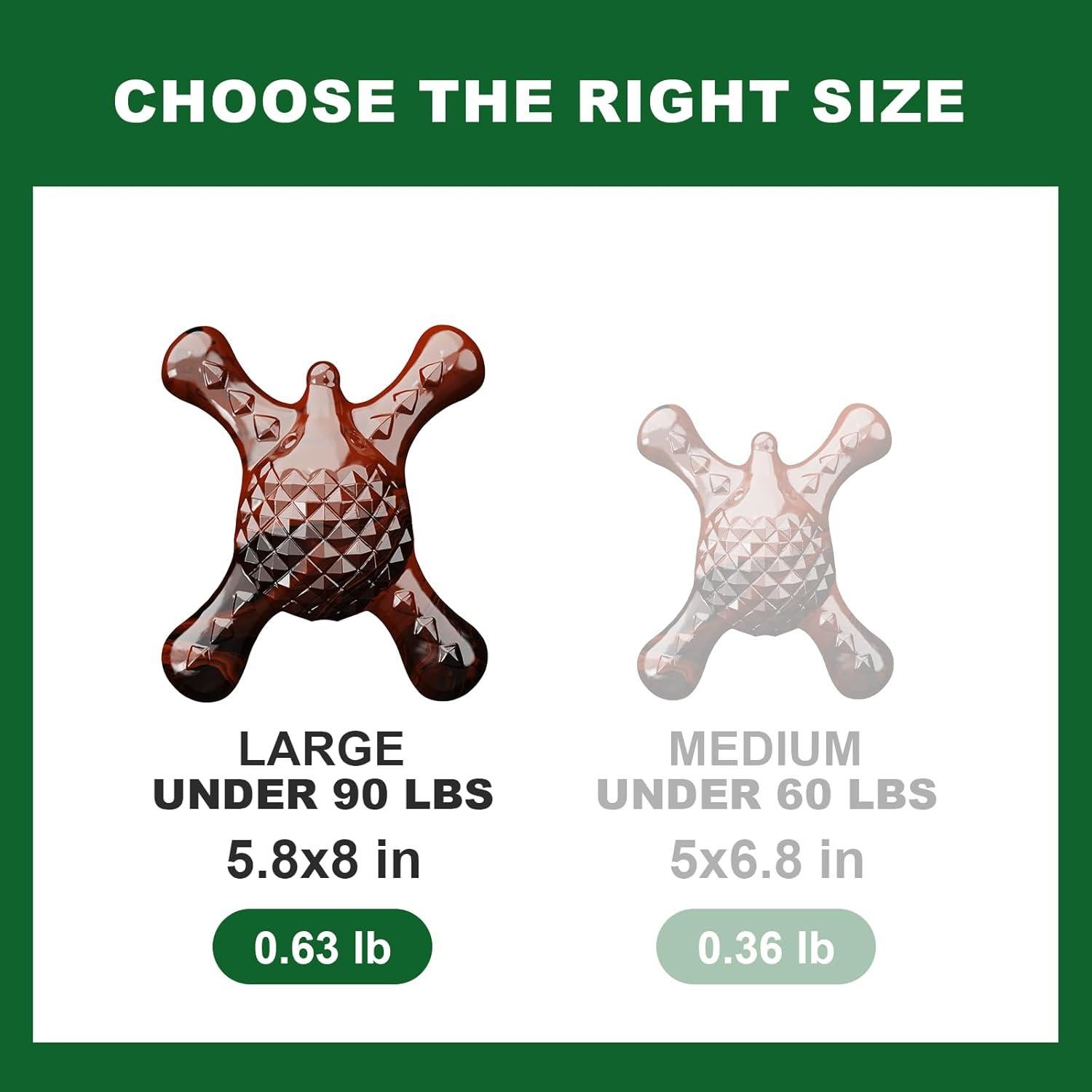 Juguete Masticable para Perros Quizvi Grande Nylon Bacon