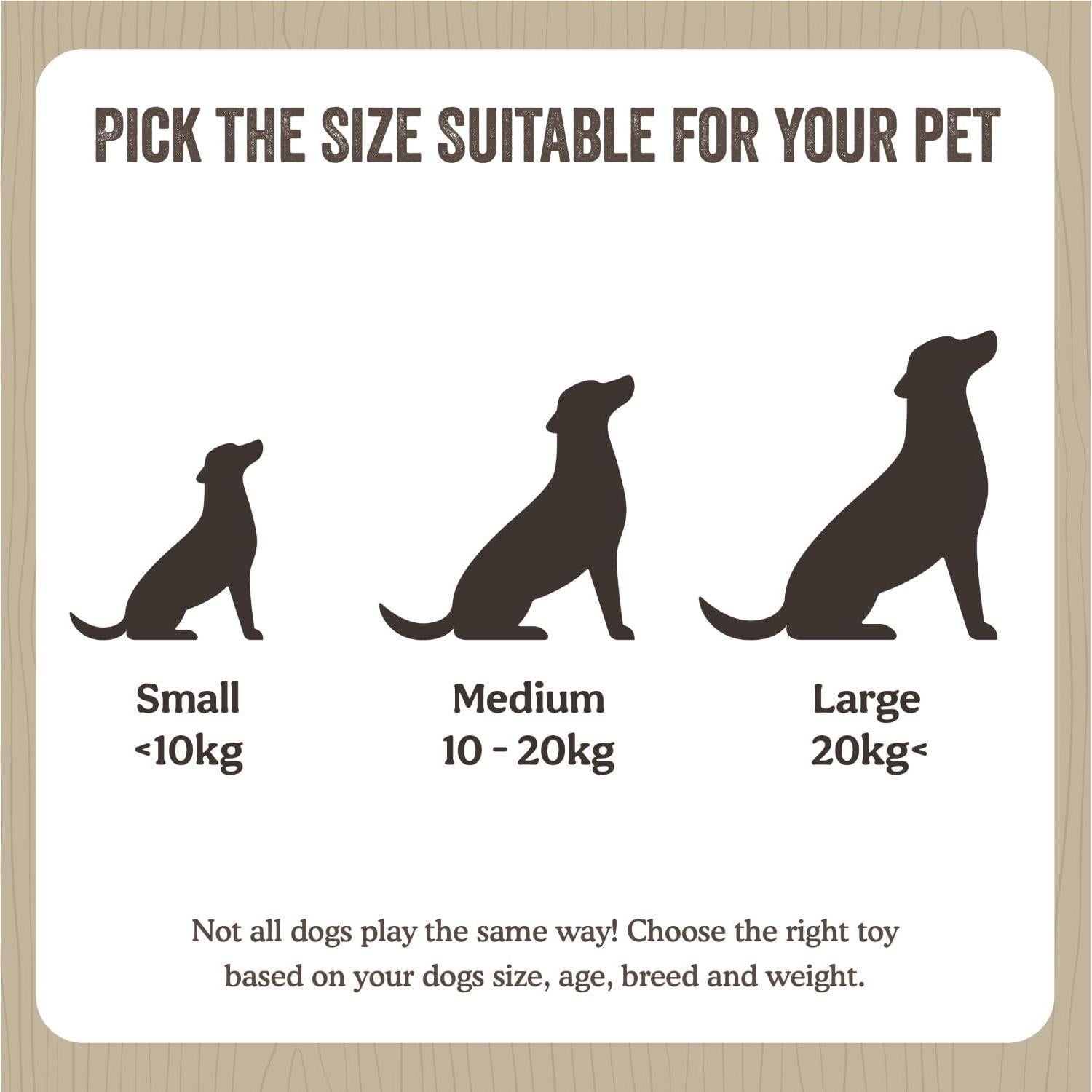 KONG Goodie Bone Hueso de Goma Natural para Perros Medianos