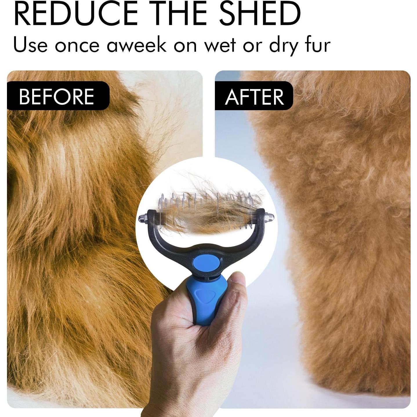 Combo Cepillo de Aseo OneCut y Peine Desenredante Azul