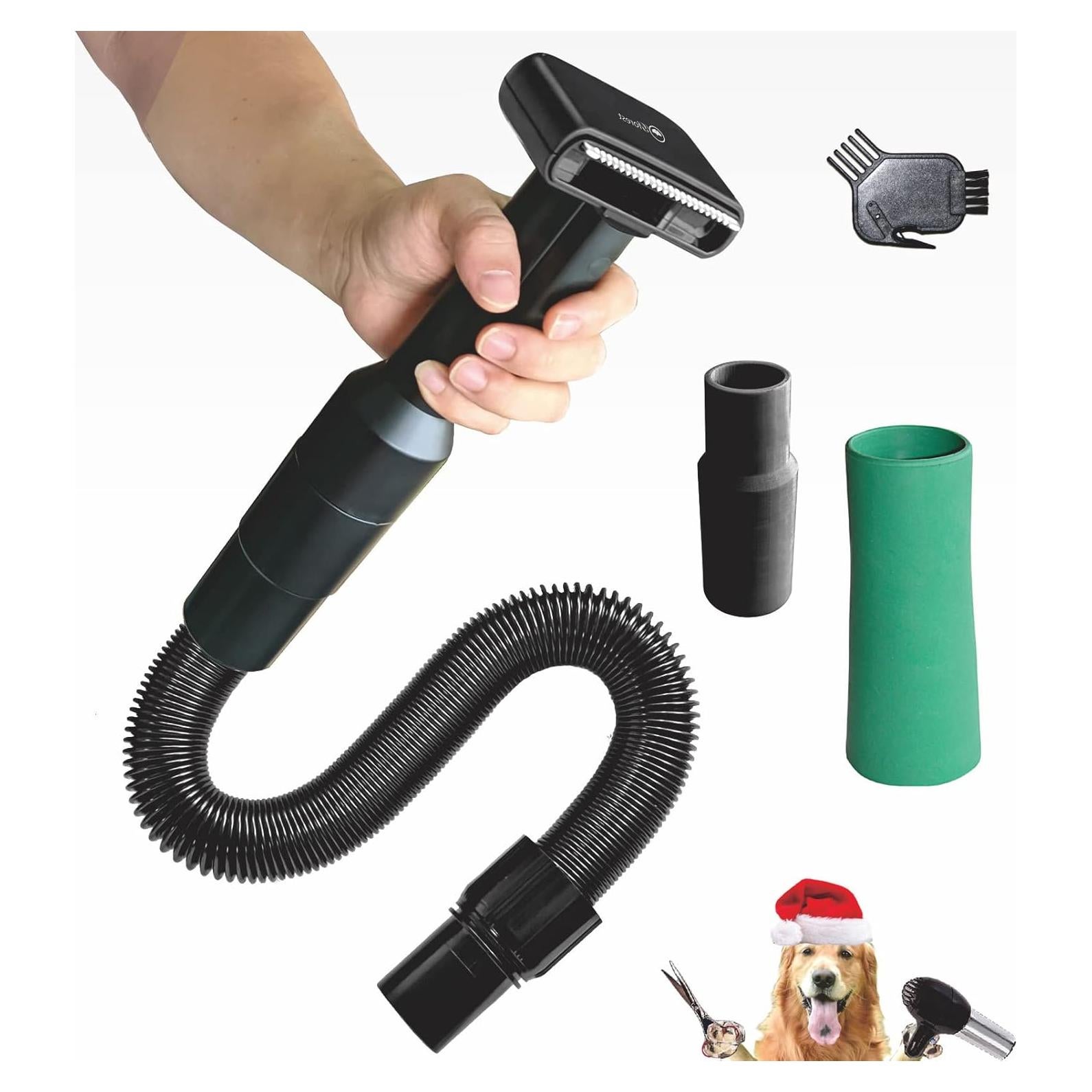 Cepillo de Aseo para Mascotas Gforest con Aspiradora 25x17 cm