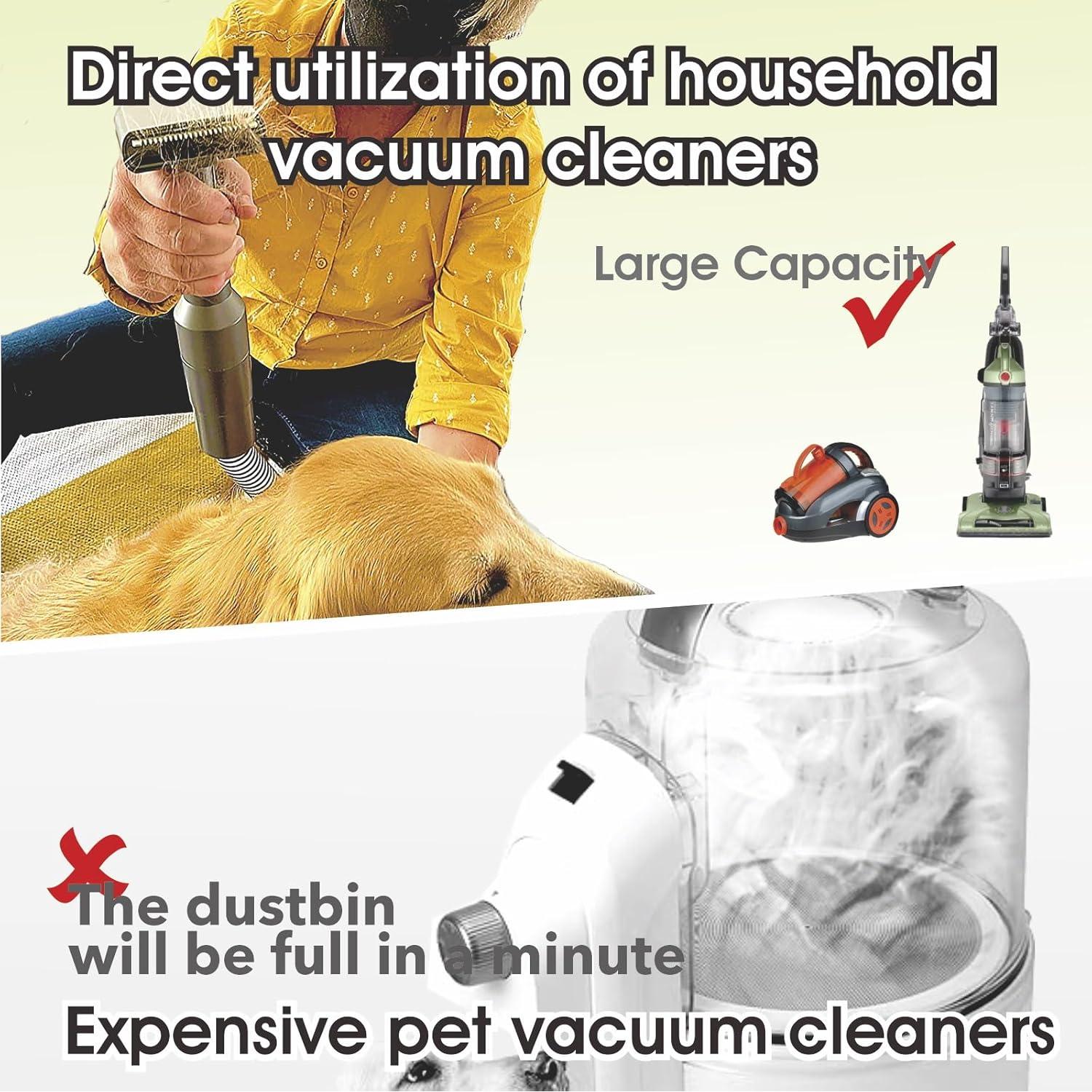 Cepillo de Aseo para Mascotas Gforest con Aspiradora 25x17 cm