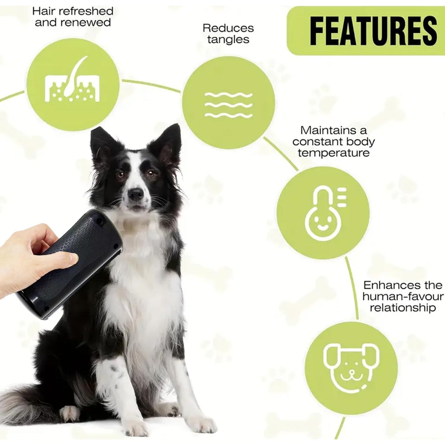 Cepillo Deshedding para Perros Yutlei - Eliminación Pelo Mascota