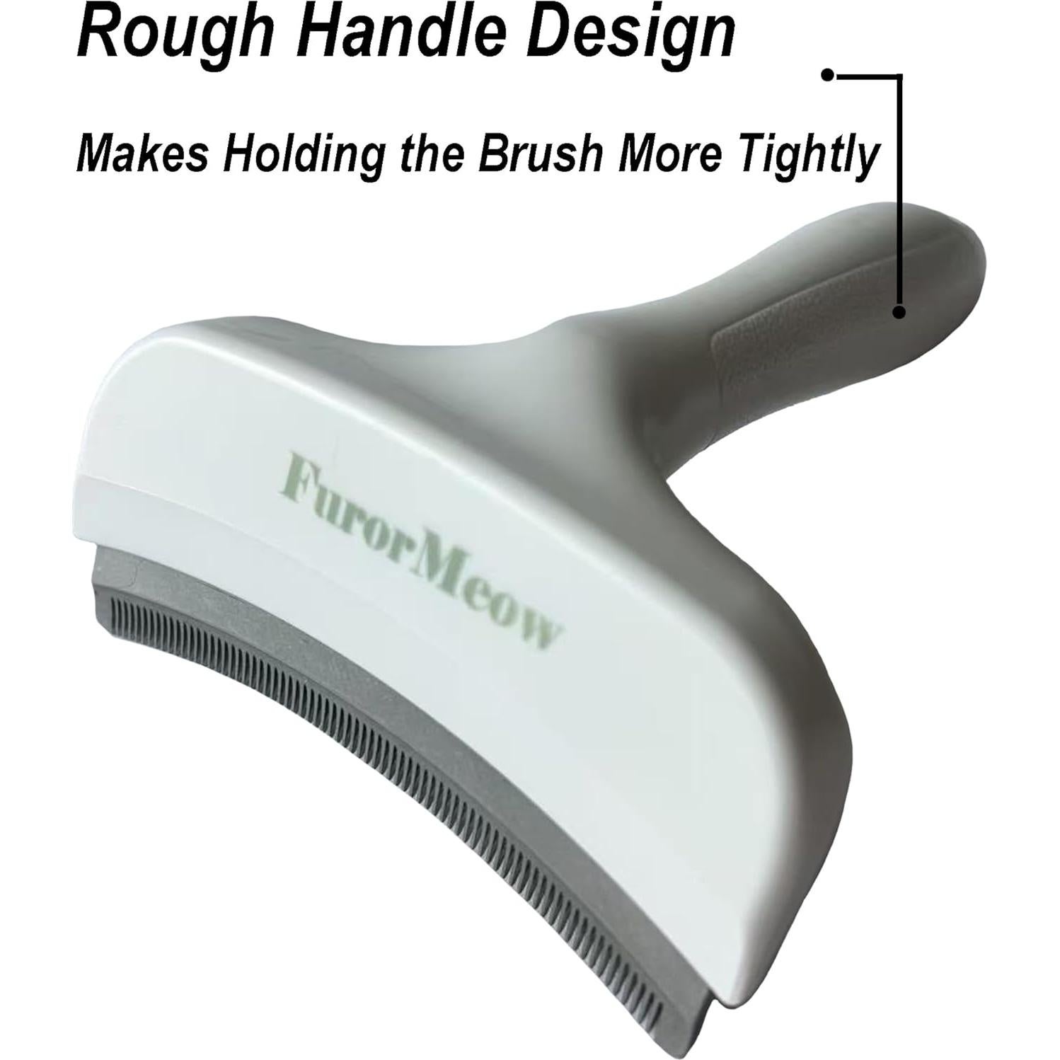 Cepillo deshedding para mascotas Haigele Grande Blanco