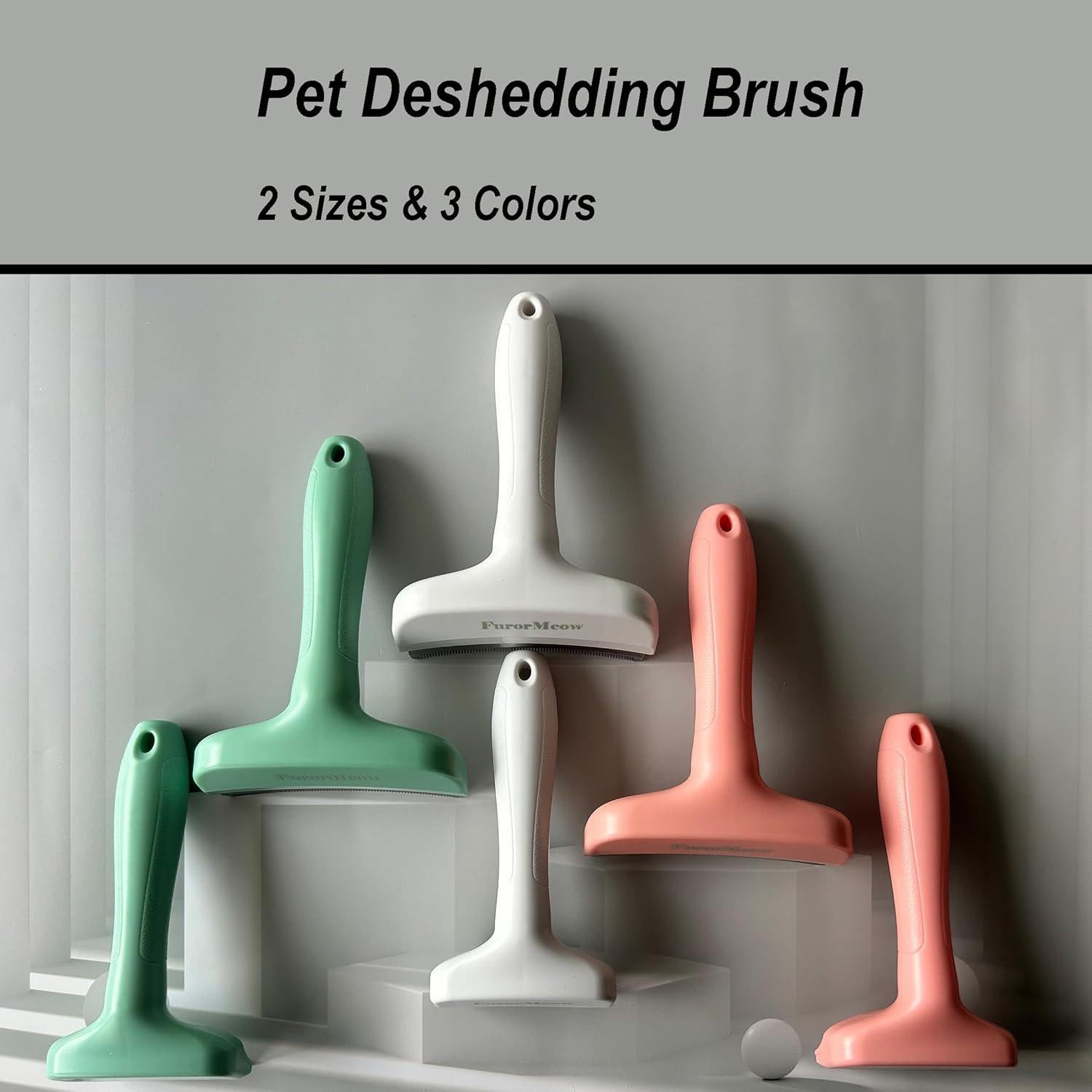 Cepillo deshedding para mascotas Haigele Grande Blanco