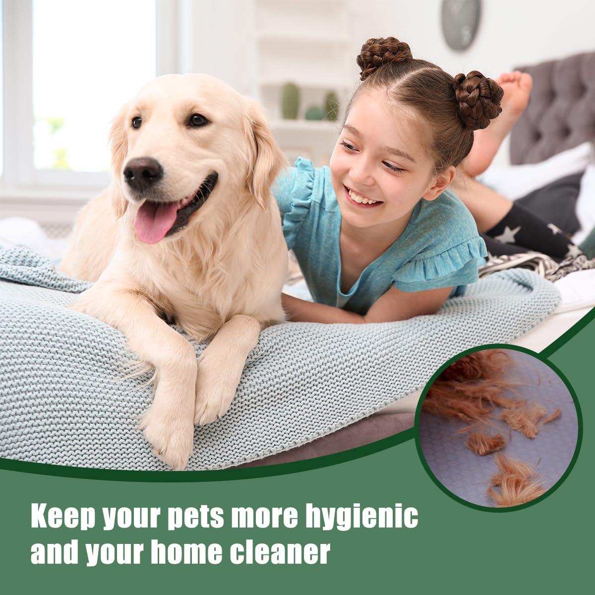 Cepillo de Aseo para Mascotas Peuesty - Herramienta Suave de Deshedding