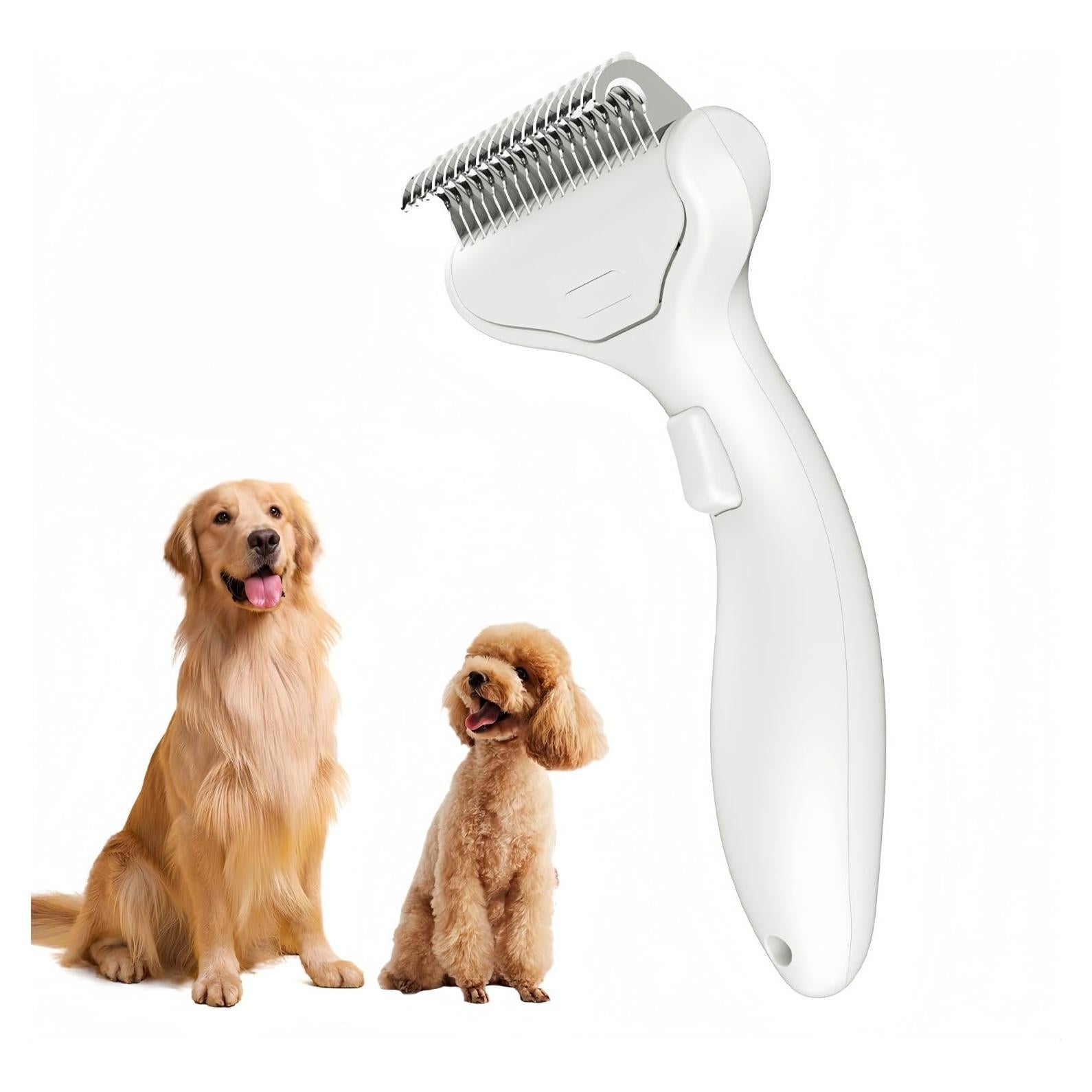 Rascador de Subpelo OYCGYLCH para Perros y Gatos - Cepillo Deshedding