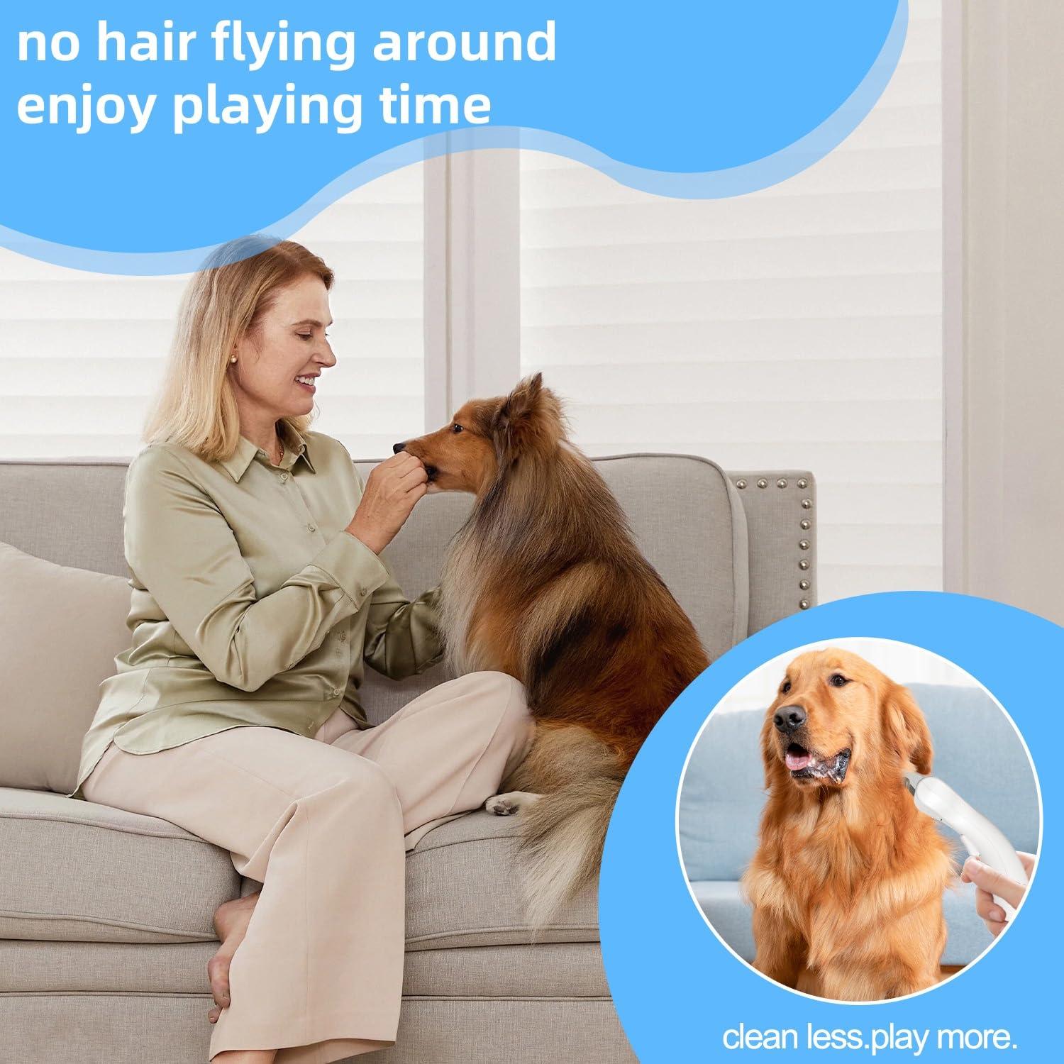 Rascador de Subpelo OYCGYLCH para Perros y Gatos - Cepillo Deshedding