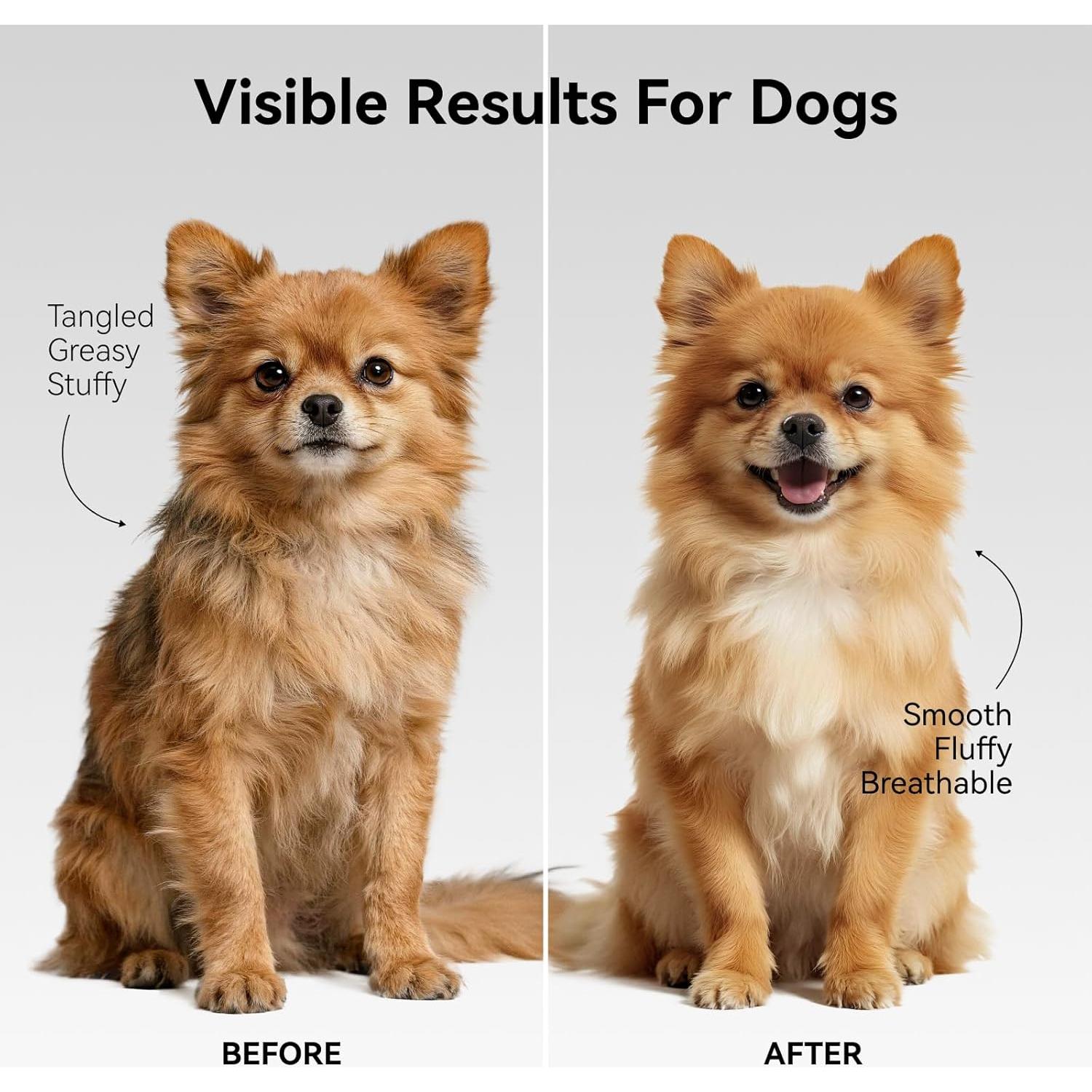 Rastrillo Deshedding Aumuca para Gatos y Perros Pequeños 18.3cm