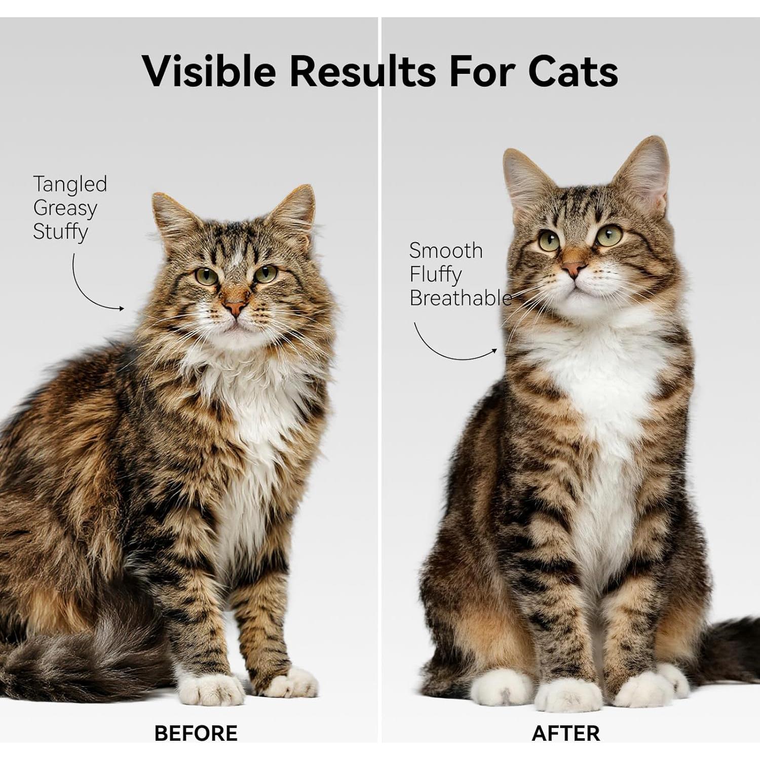 Rastrillo Deshedding Aumuca para Gatos y Perros Pequeños 18.3cm