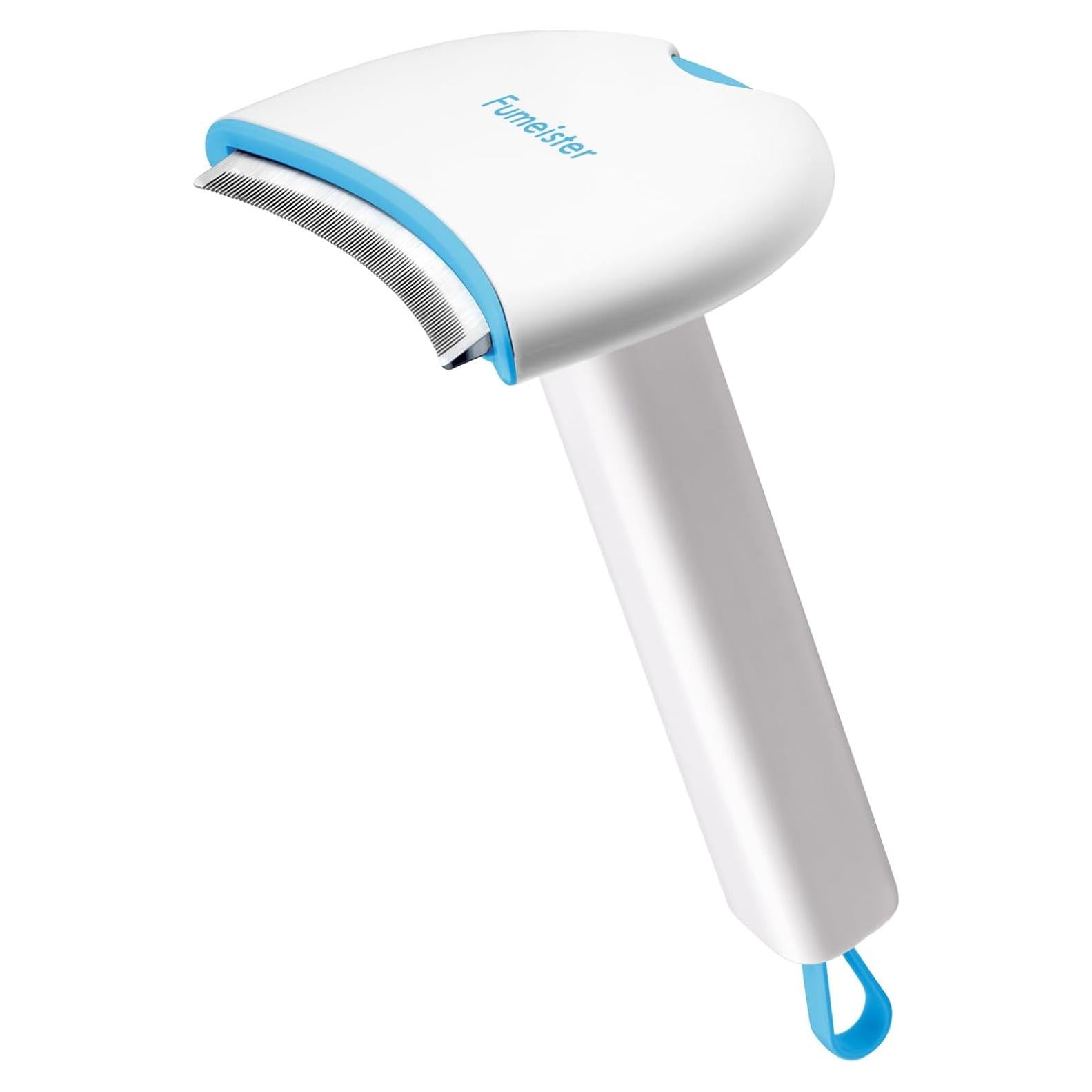 Cepillo Deshedding Fumeister para Perros y Gatos - Azul