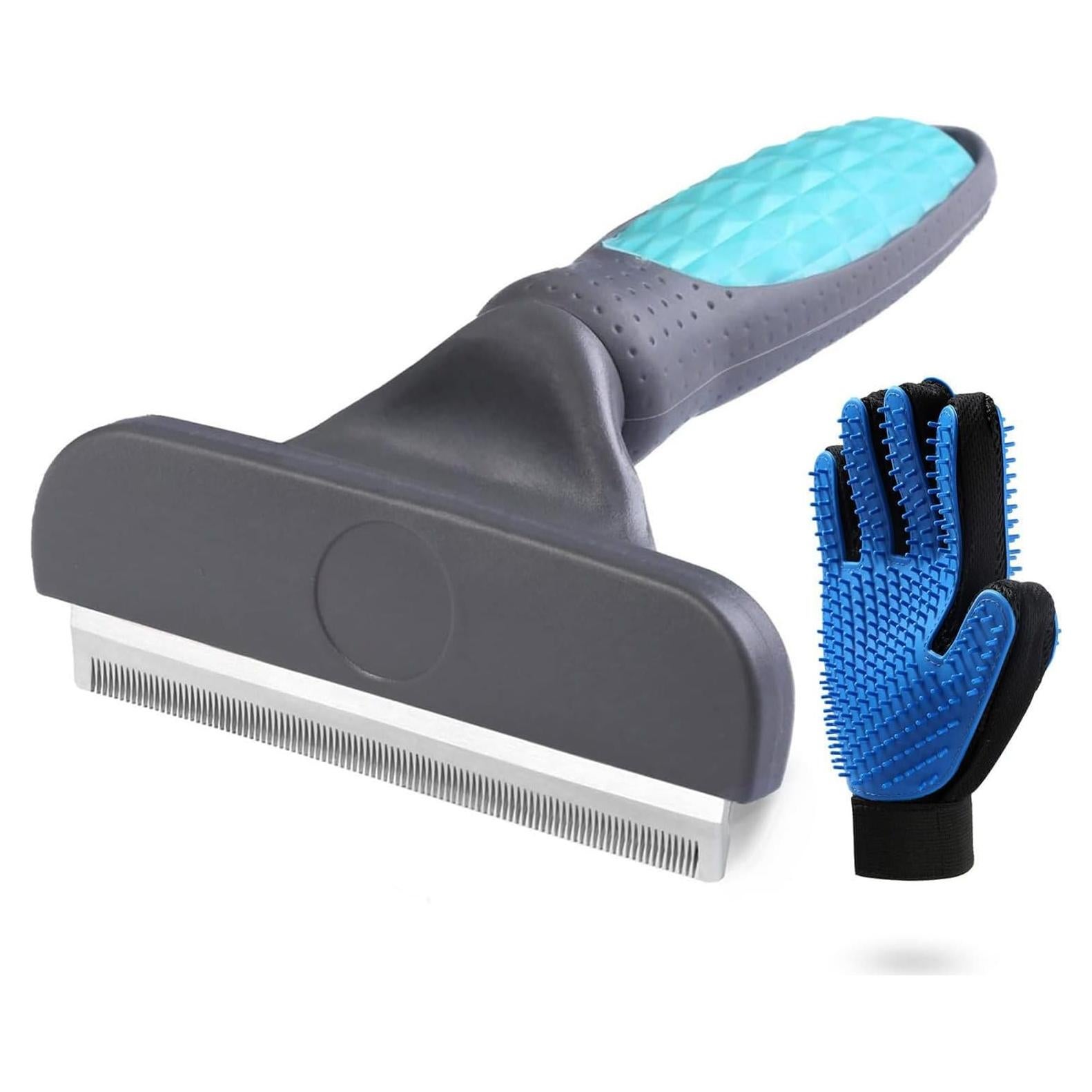 Kit de Aseo para Mascotas Huihe - Cepillo y Guante Doble Cara