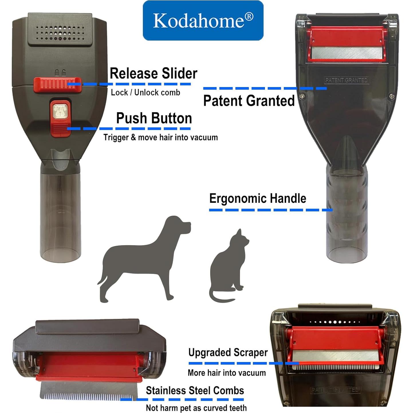 Accesorio de Aspiradora Kodahome para Aseo de Mascotas