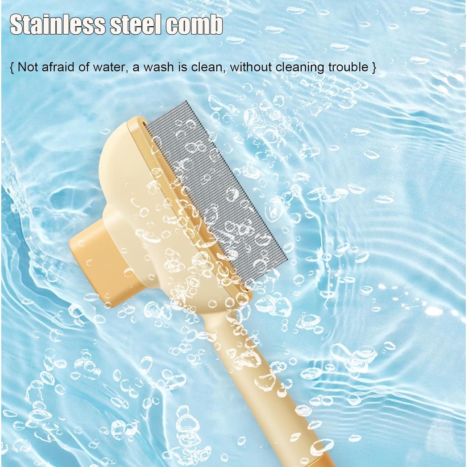 Peine para Pulgas y Deshedding Mascotas Genérico 15.2cm