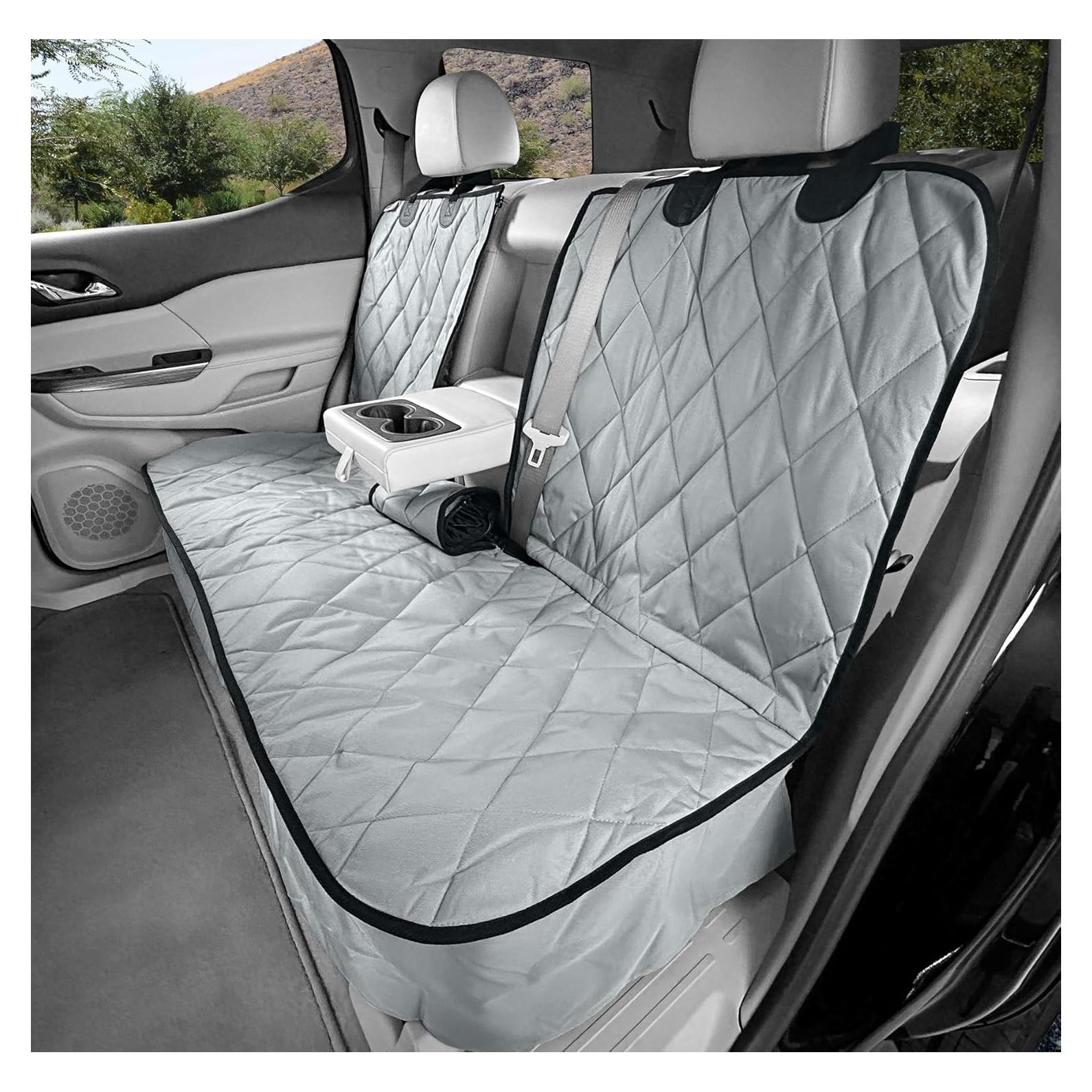 Funda de Asiento para Perros 4Knines Gris Impermeable 137 cm