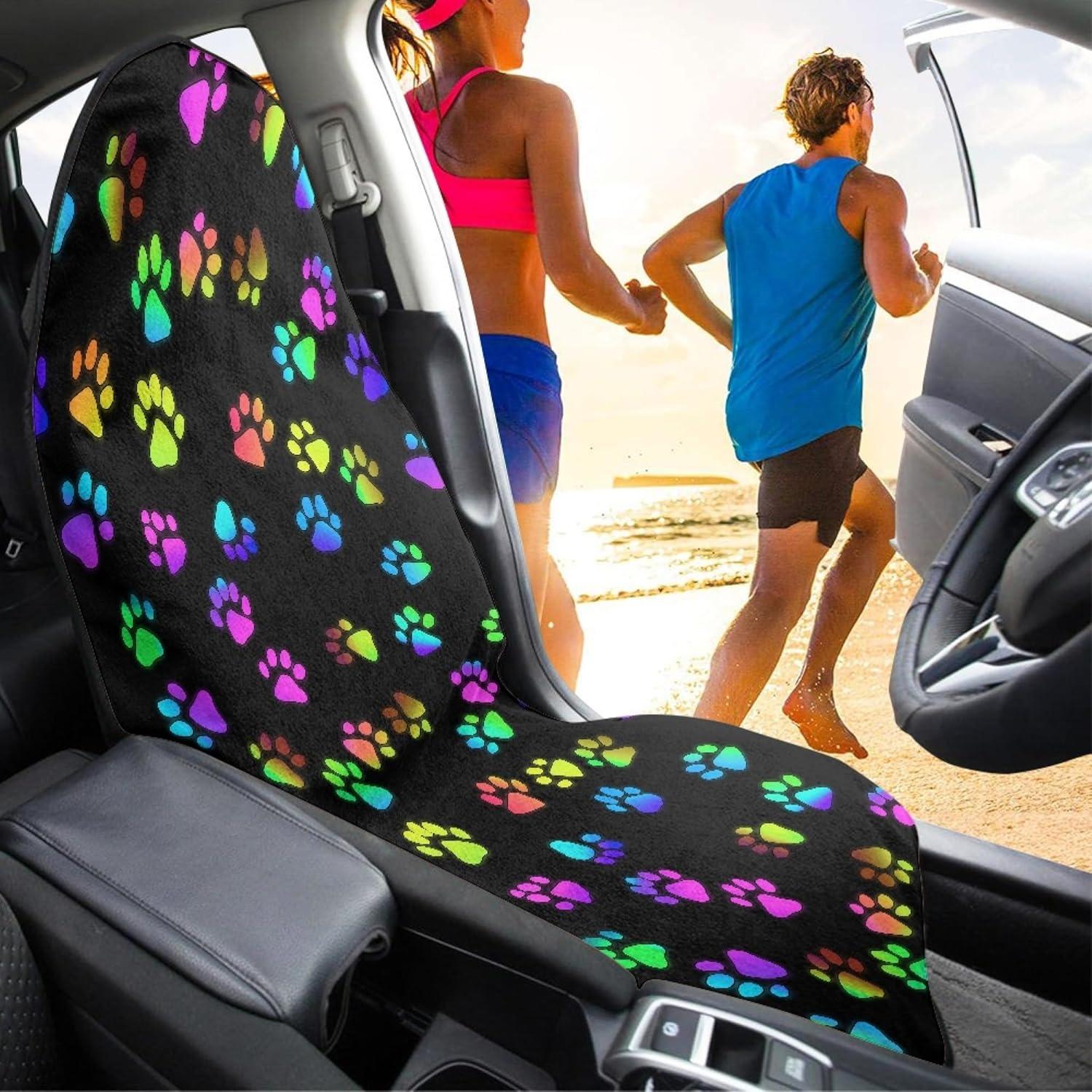 Cubierta de Asiento de Coche Gearider Huella de Perro Impermeable