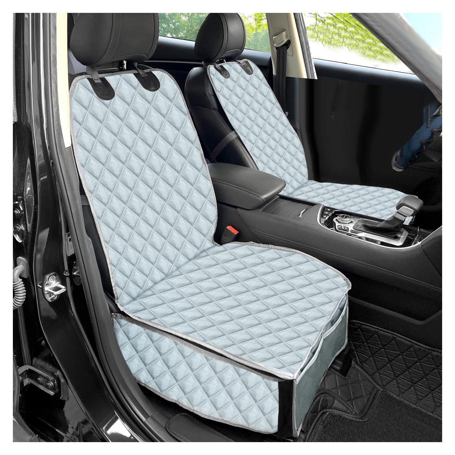 Funda de Asiento para Perro Bark Lover 2 en 1 Impermeable Gris