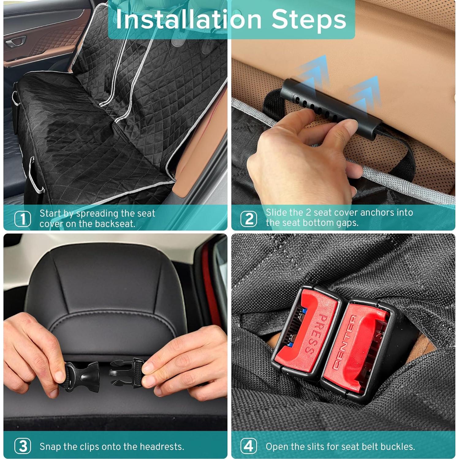 Funda de Asiento para Perro Szyuchen Ajuste Personalizado SUV