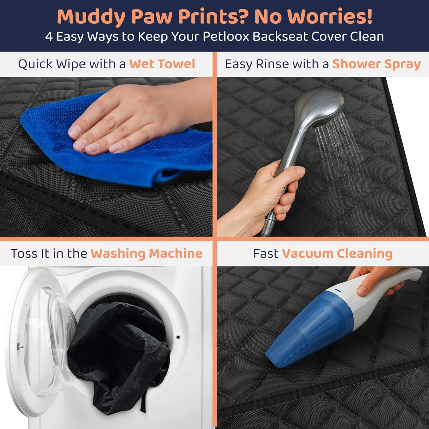 Funda de Asiento Delantero para Perro Petloox - Impermeable y Antideslizante