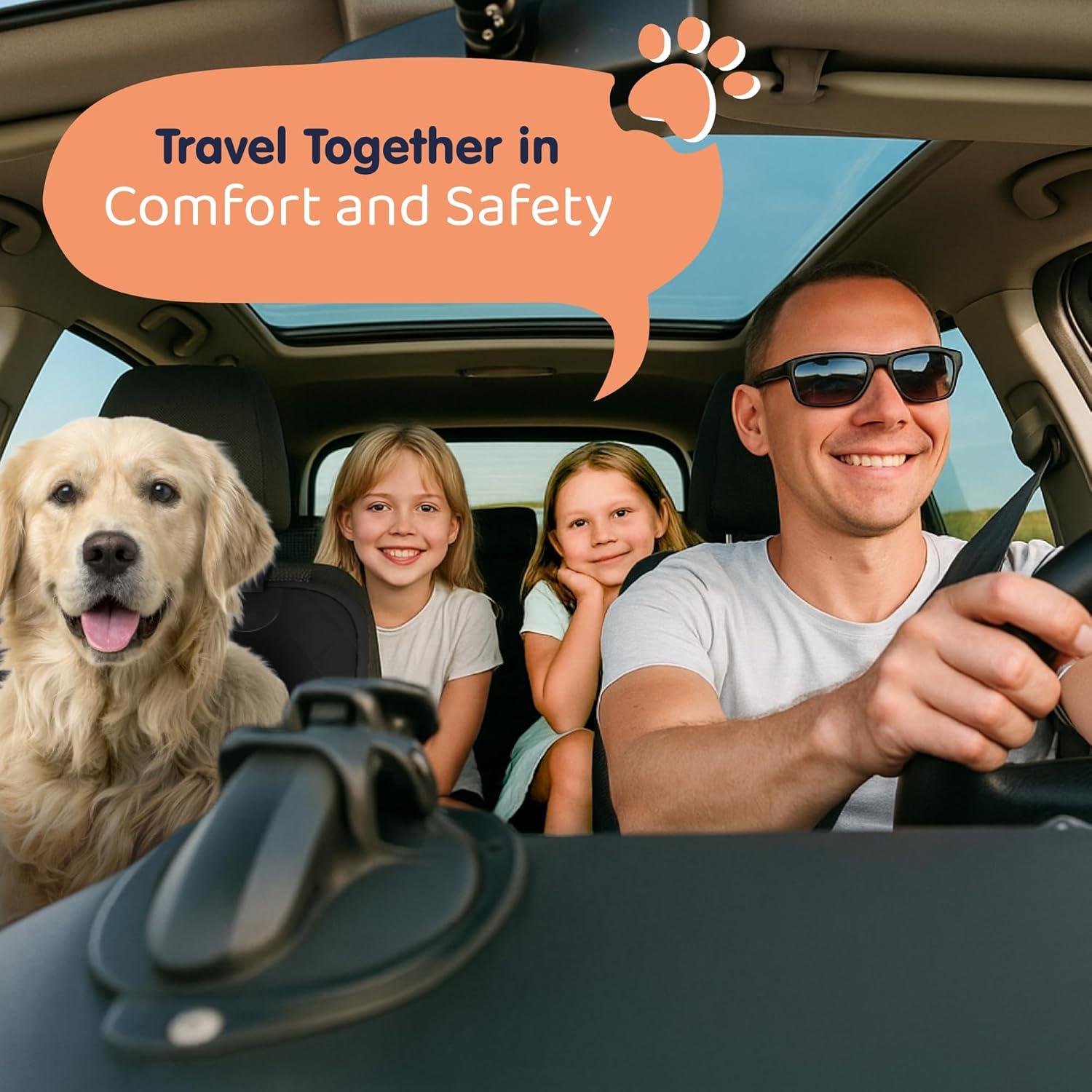 Funda de Asiento Delantero para Perro Petloox - Impermeable y Antideslizante