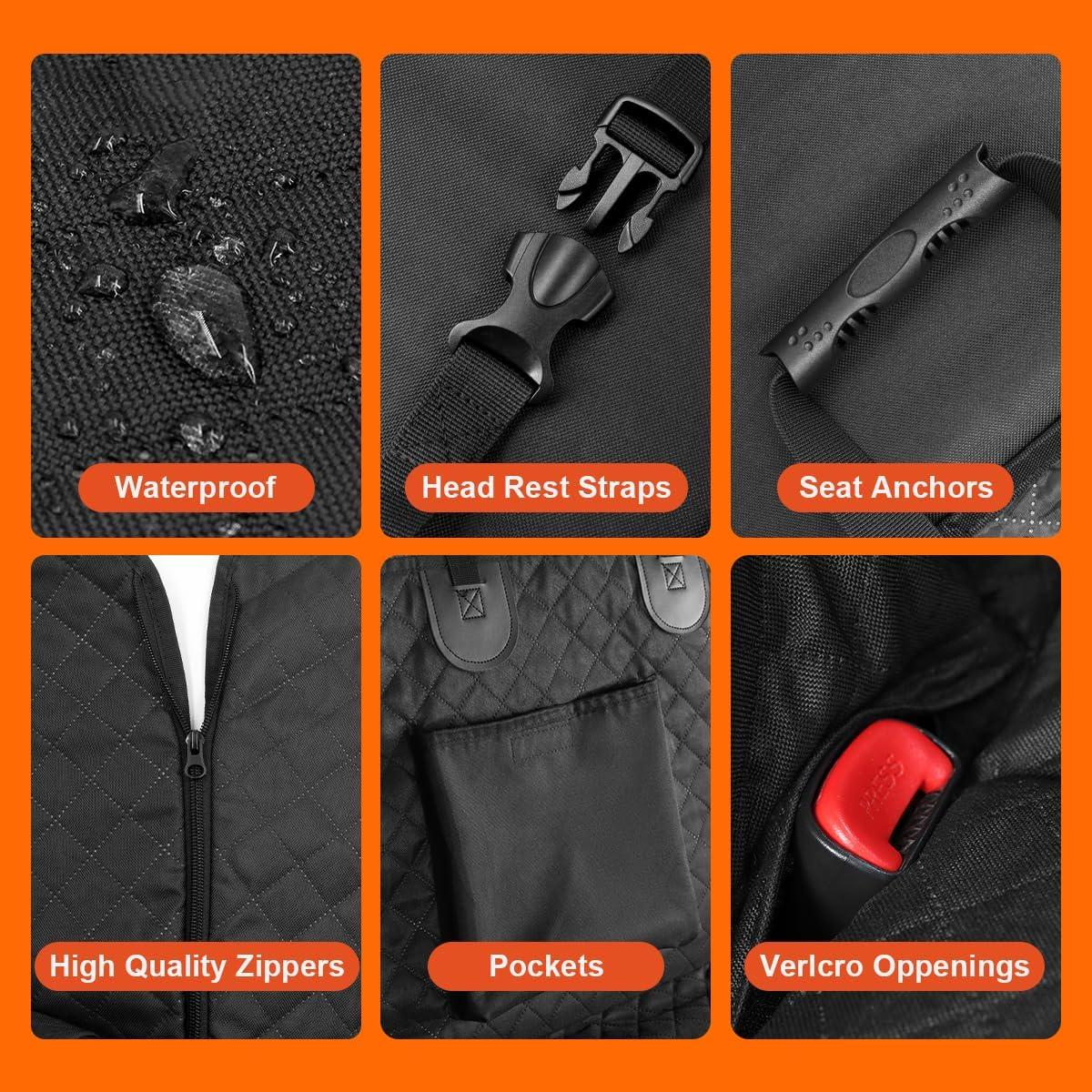 Cubierta de Asiento para Perros Vailge X-Grande Impermeable