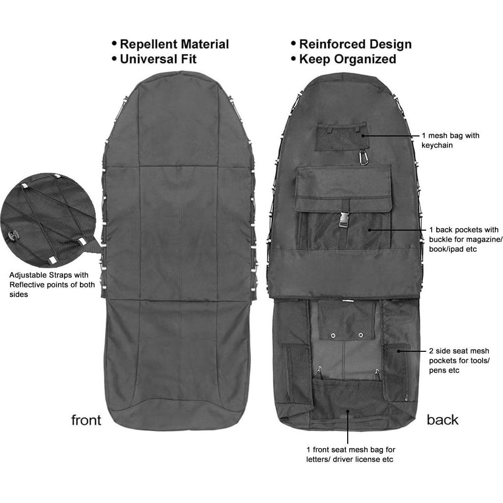 Funda de Asiento Delantero Impermeable TIROL - 2 Paquetes