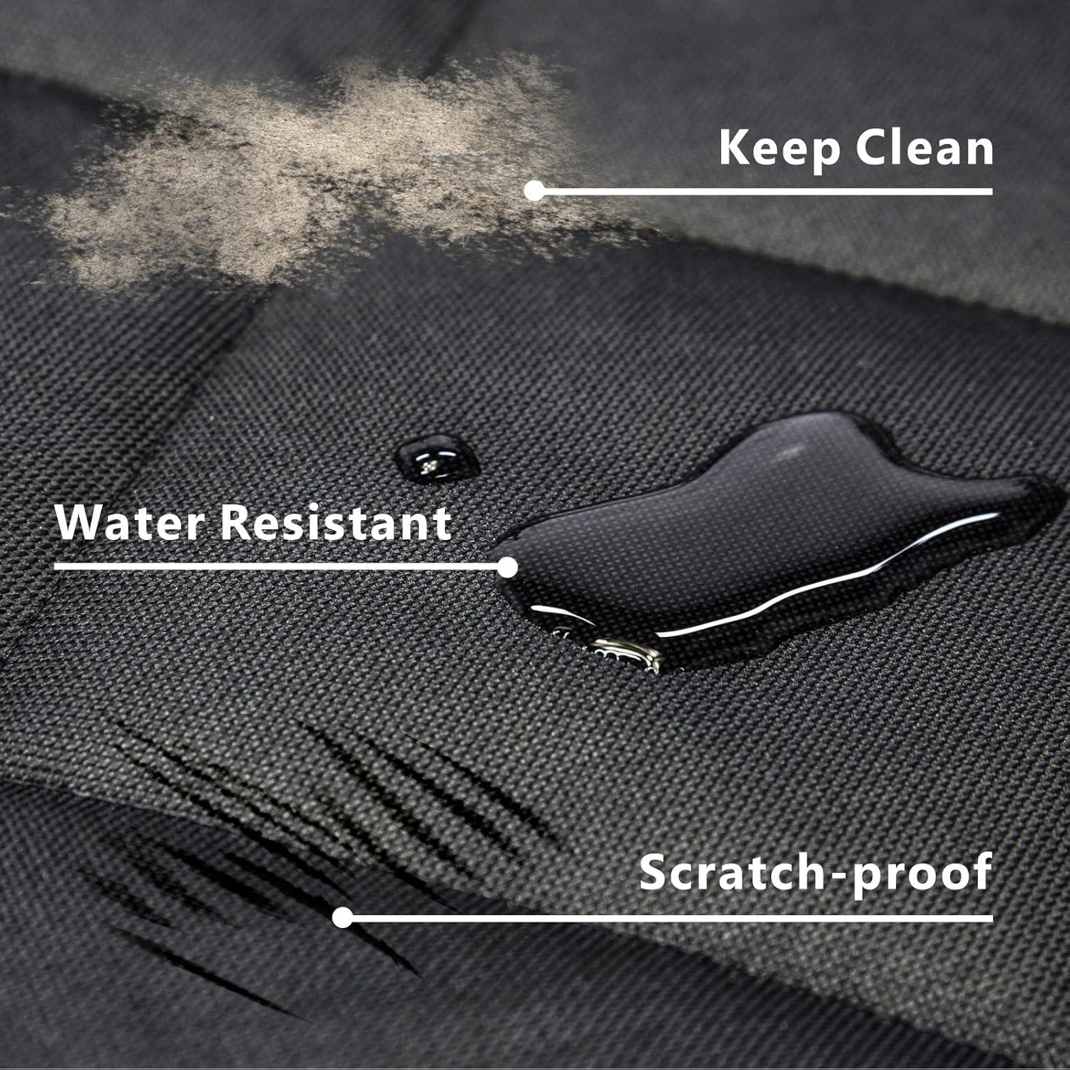 Forro de Carga para Perros F-color Grande Negro 139.7x236.2cm