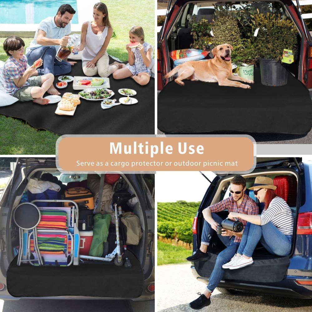 Forro de Carga para Perros F-color Grande Negro 139.7x236.2cm