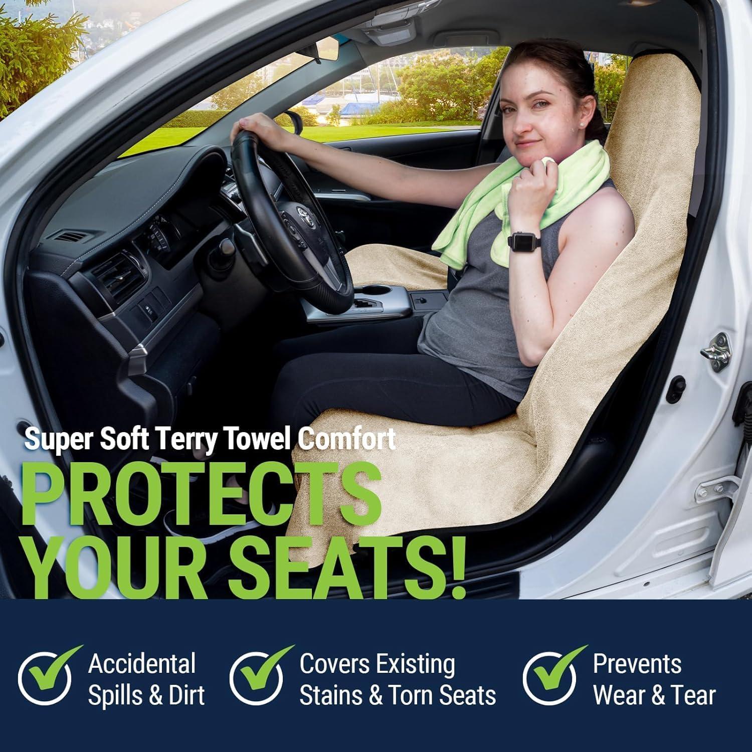 Funda de Asiento Impermeable Season Guard Beige Universal