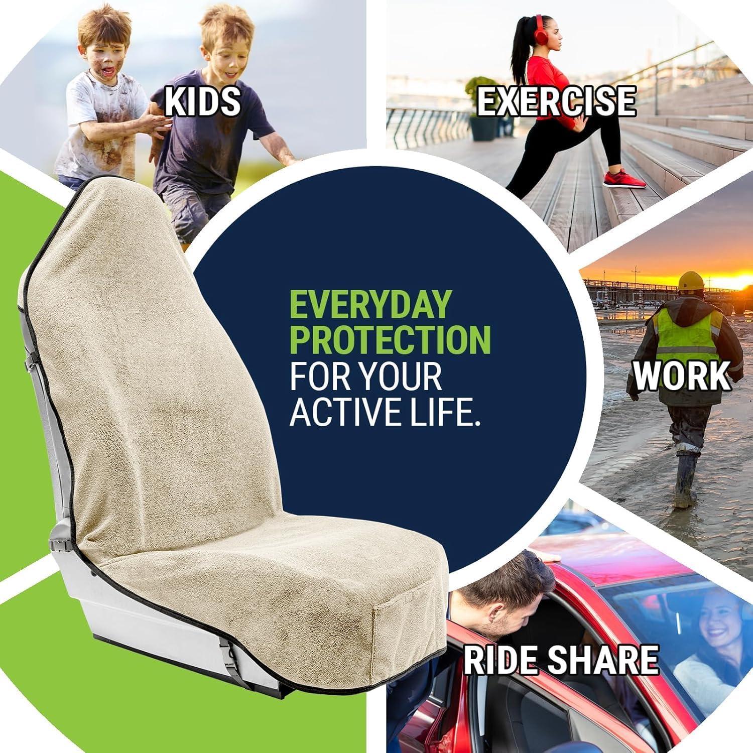 Funda de Asiento Impermeable Season Guard Beige Universal