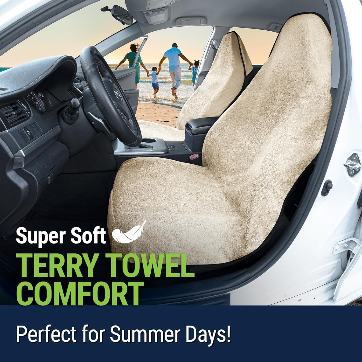 Funda de Asiento Impermeable Season Guard Beige Universal